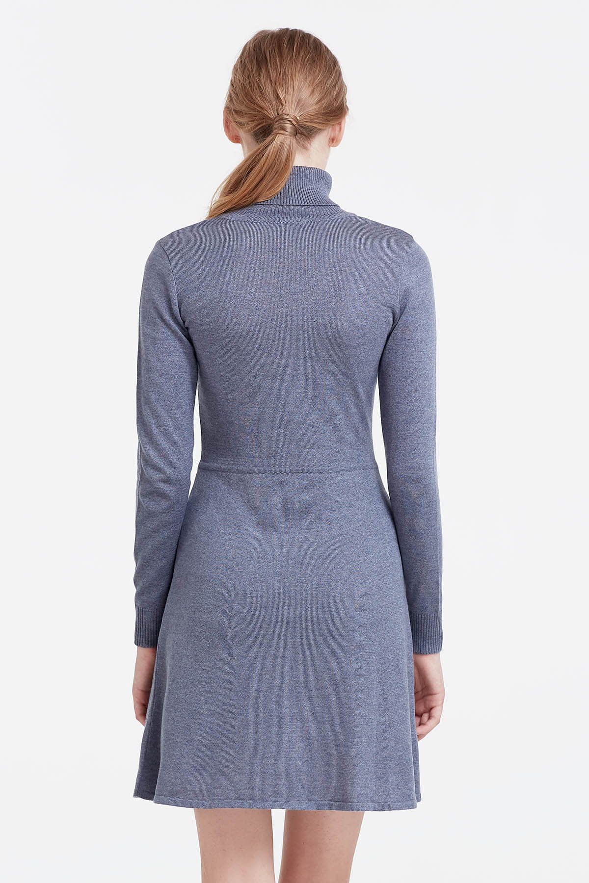 Grey knitted dress , photo 4