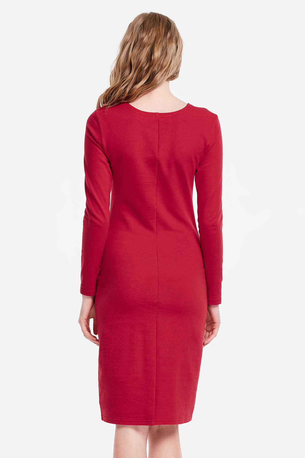 Червона сукня-футляр, фото 2