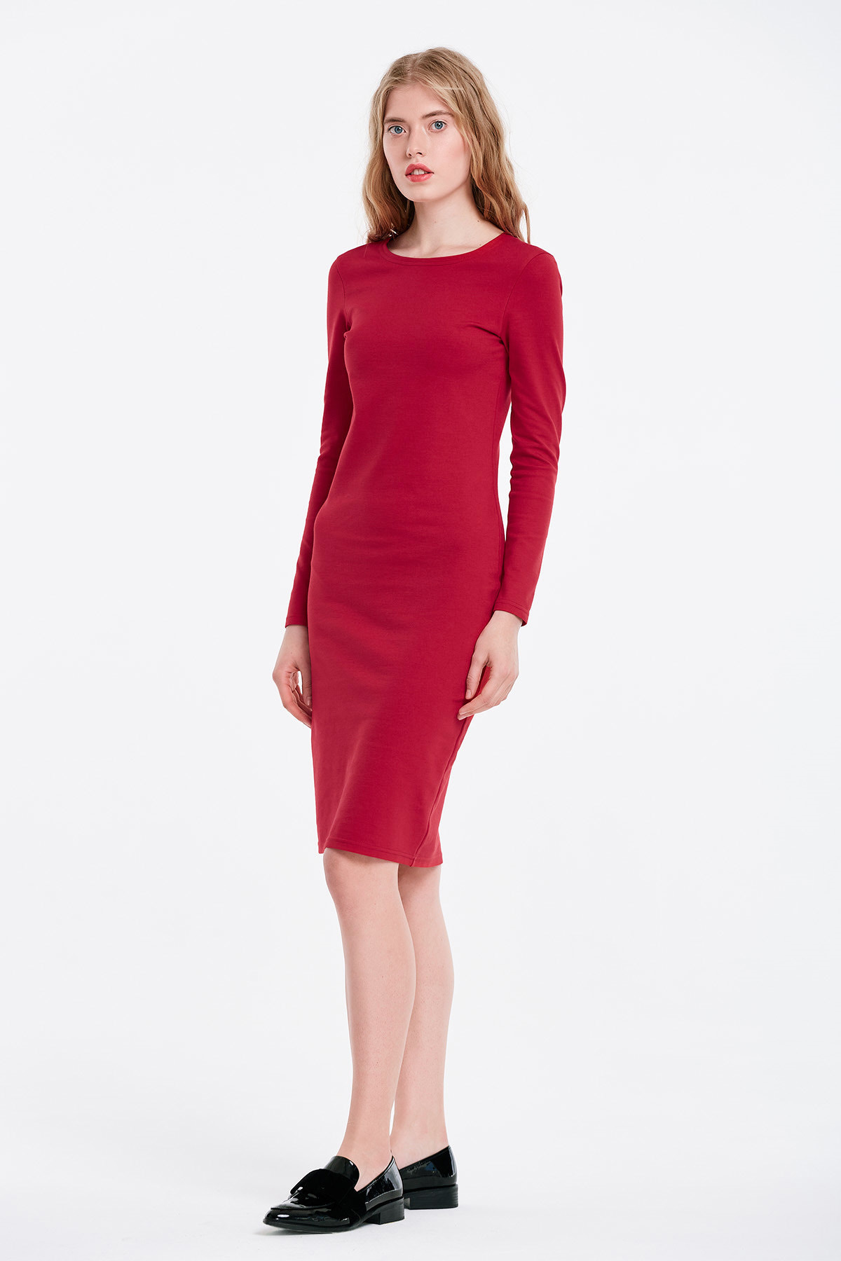 Червона сукня-футляр, фото 3