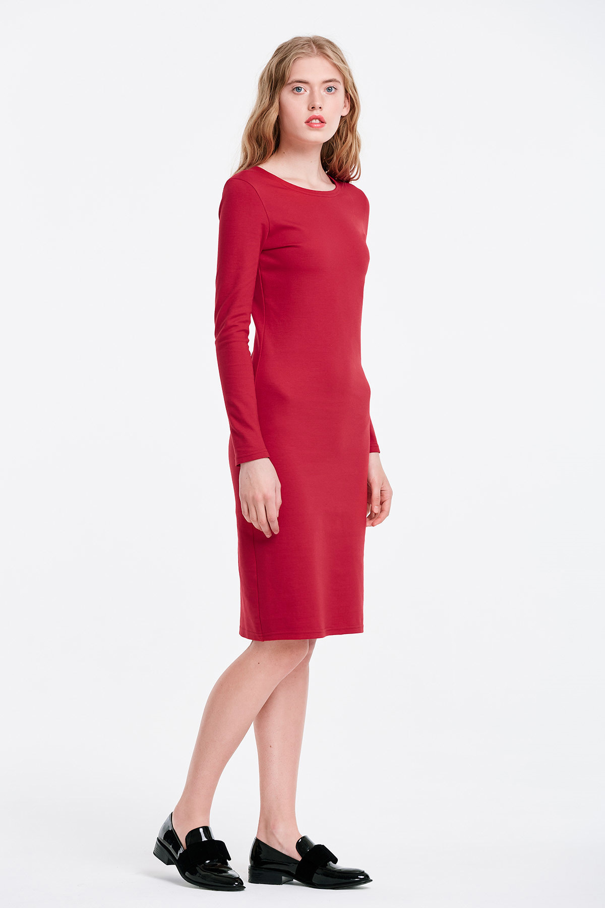 Червона сукня-футляр, фото 4
