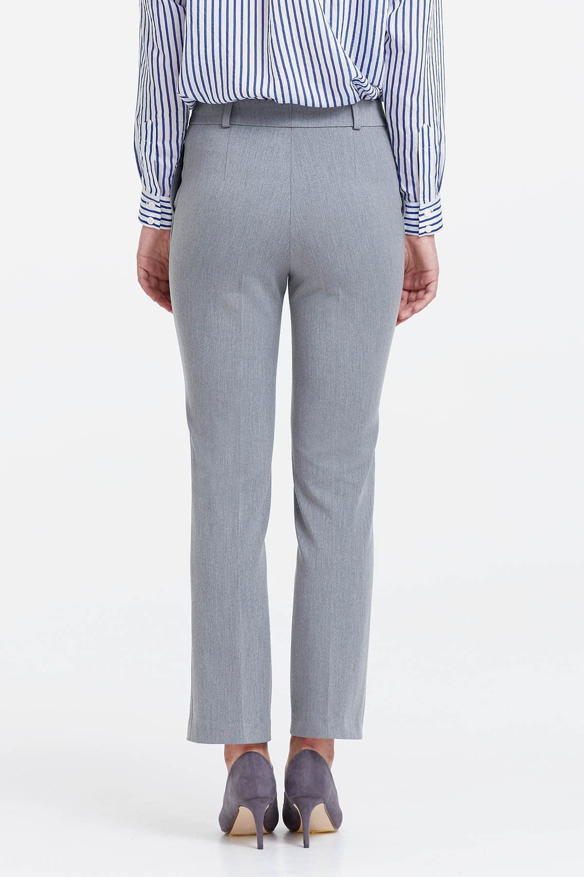 Grey trousers with slits , photo 5