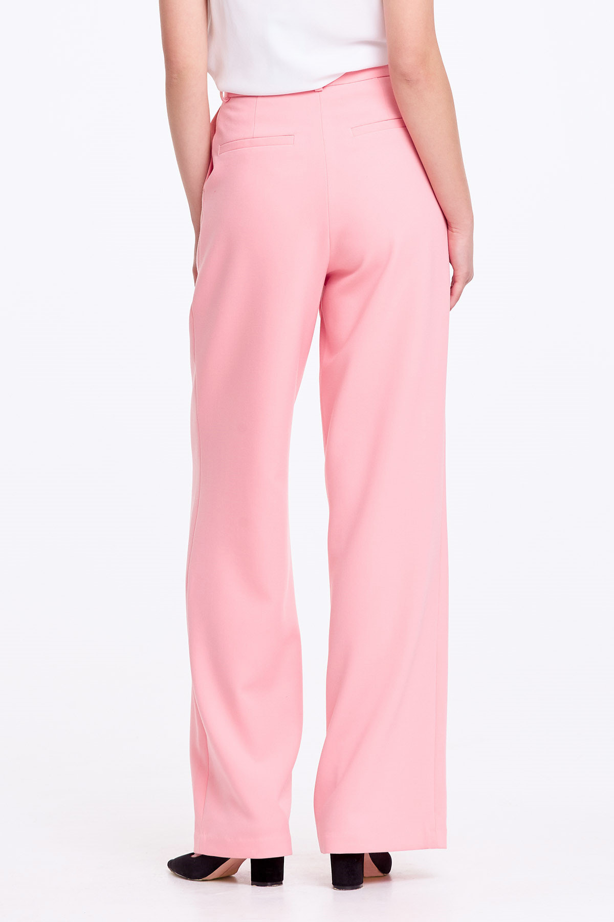Wide leg pink trousers , photo 4