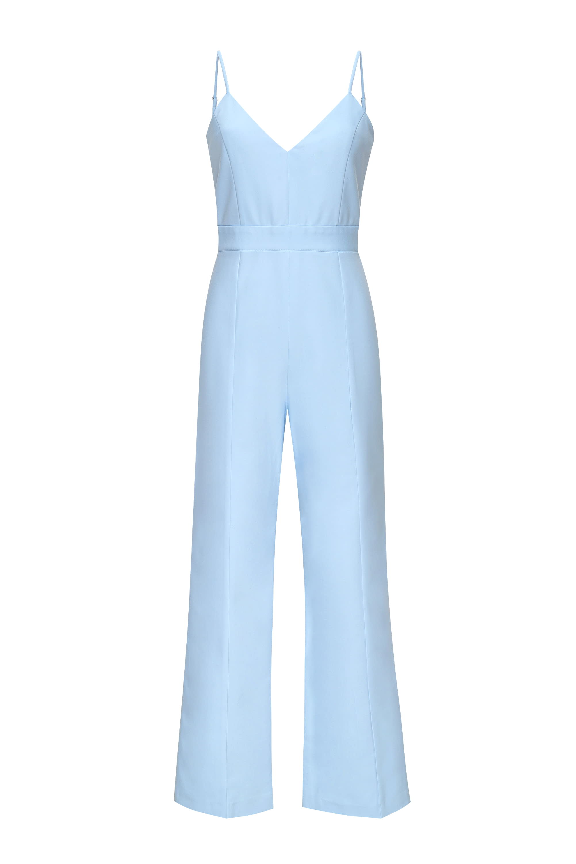 Blue jumpsuit with straps , photo 5