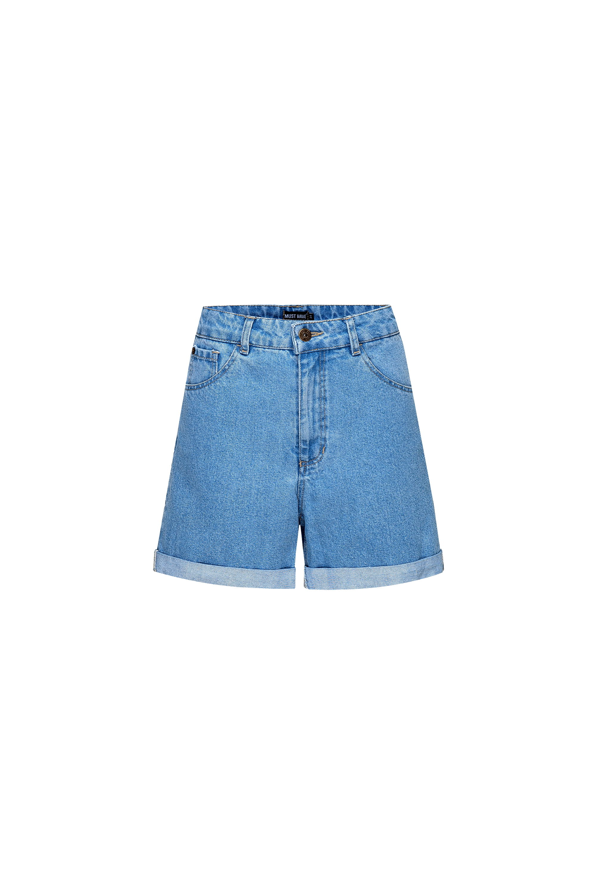 Blue denim shorts, photo 7