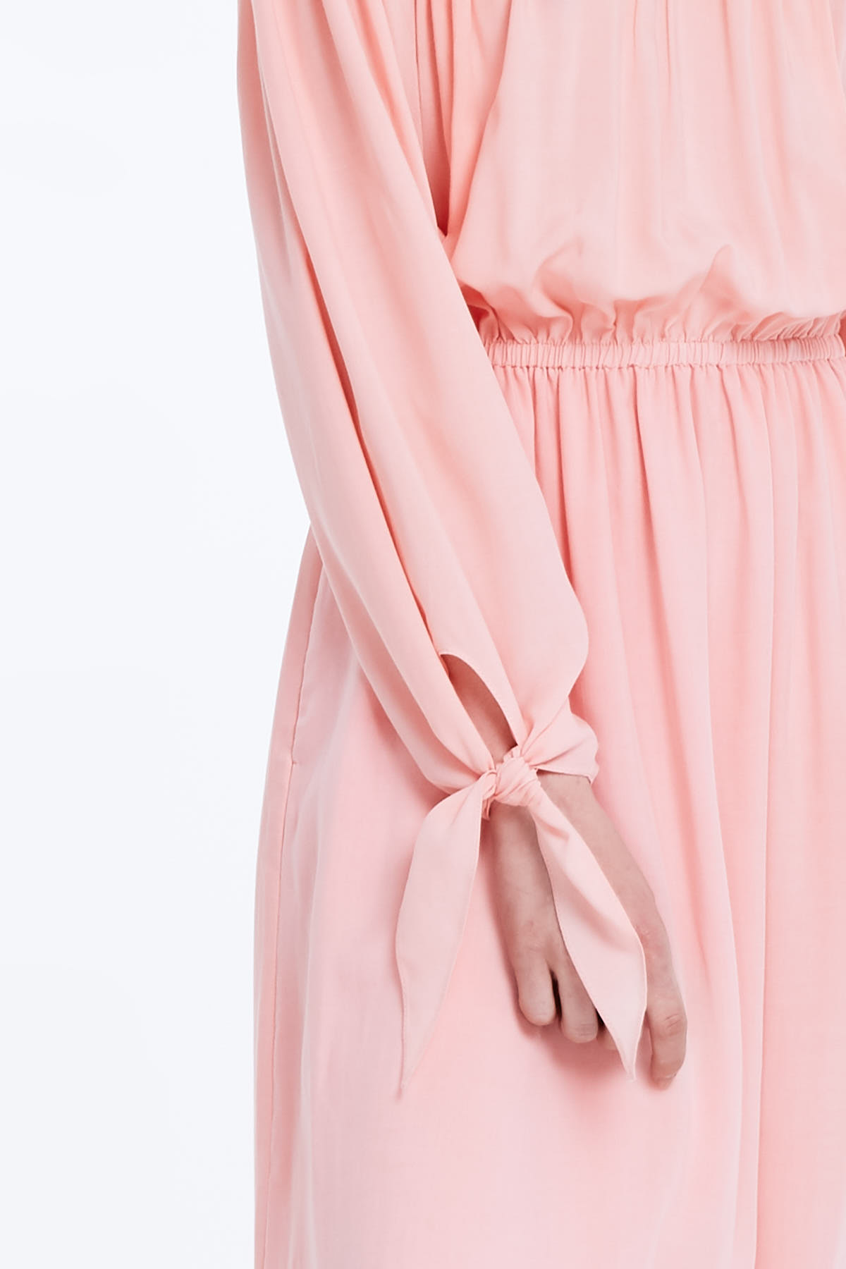 Off-shoulder powder pink dress, photo 3