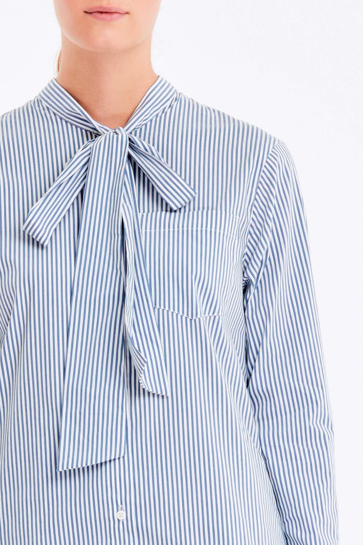 Striped shirt with a bow, photo 2