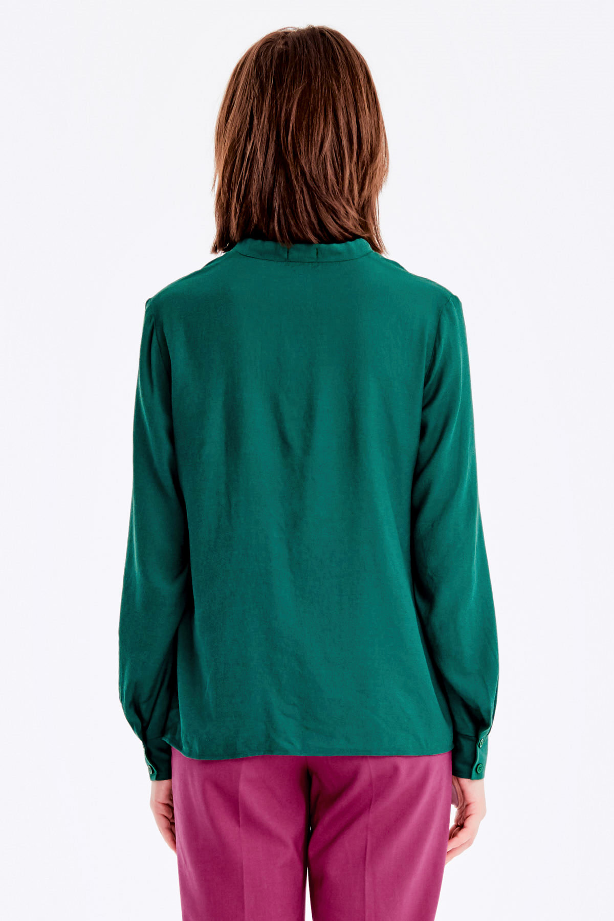 Зелена блузка із зав’язками , фото 6