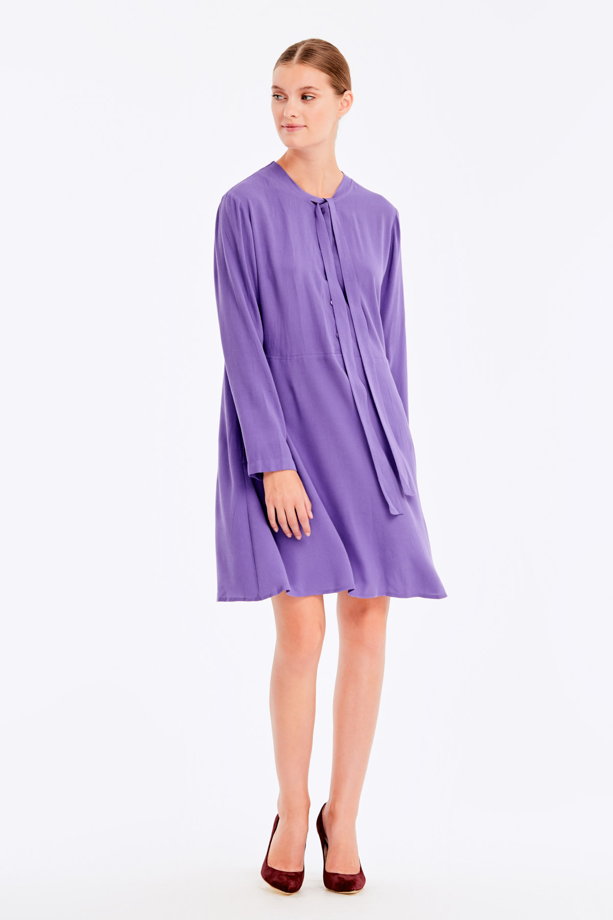 Фіолетова сукня із зав’язками, фото 3