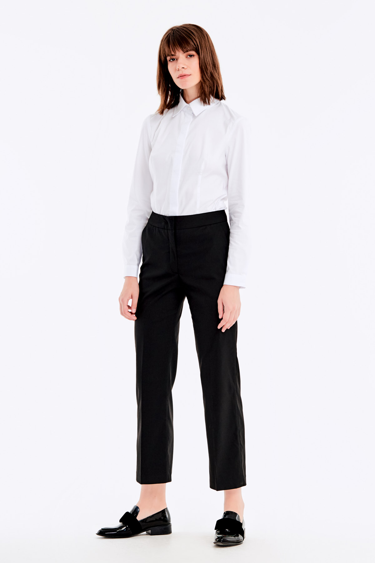 Black cropped trousers , photo 6