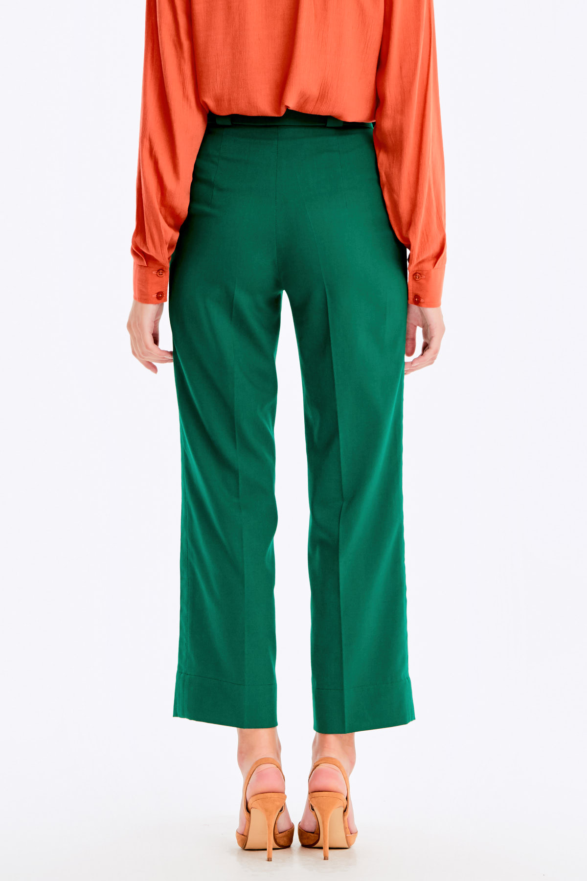 Зелені брюки з лампасами, фото 4