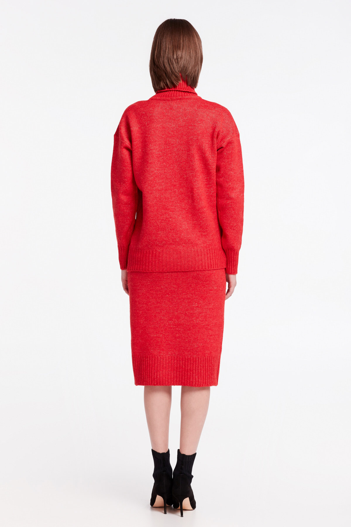 Red knit sweater, photo 5