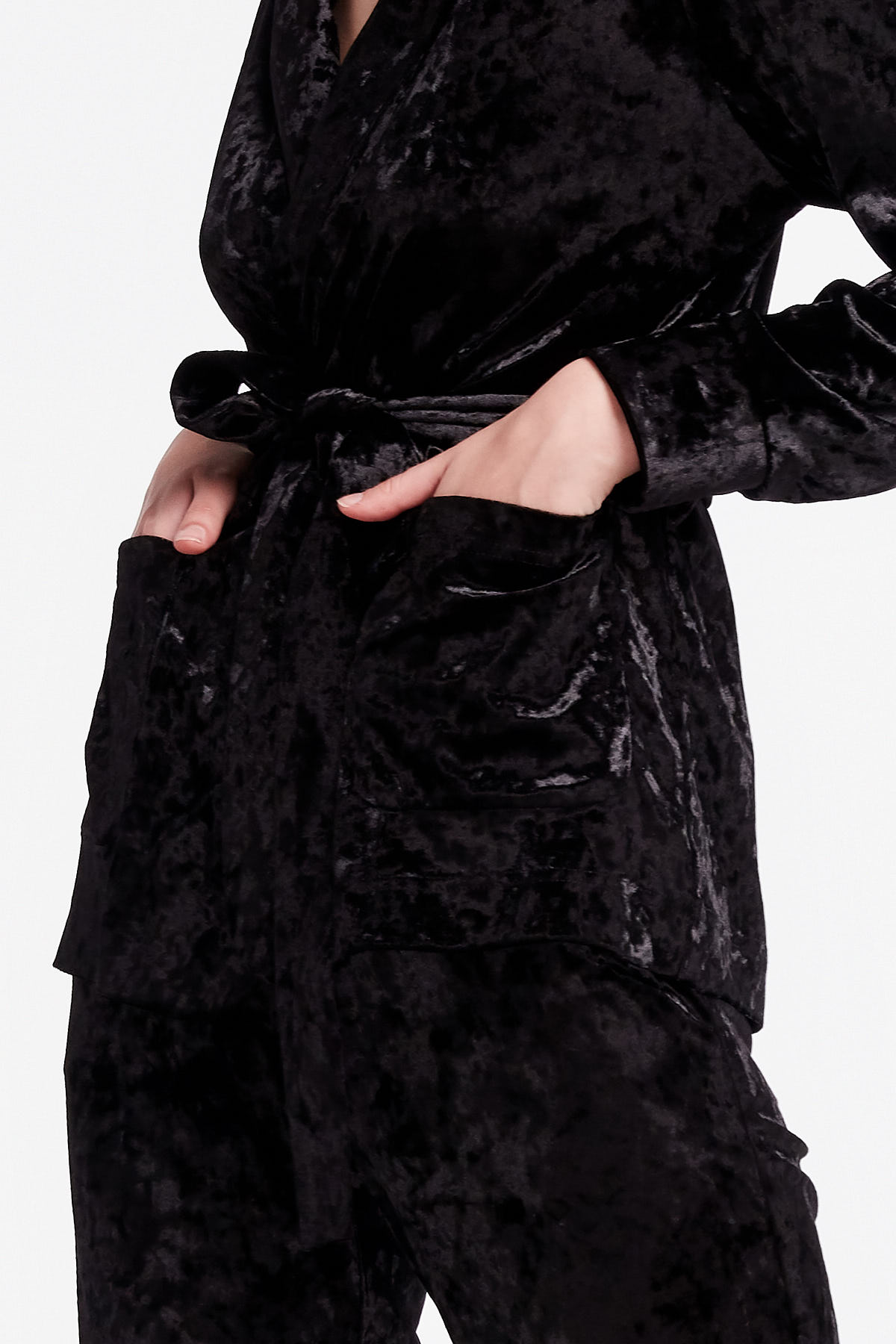 Black velvet jacket, photo 4
