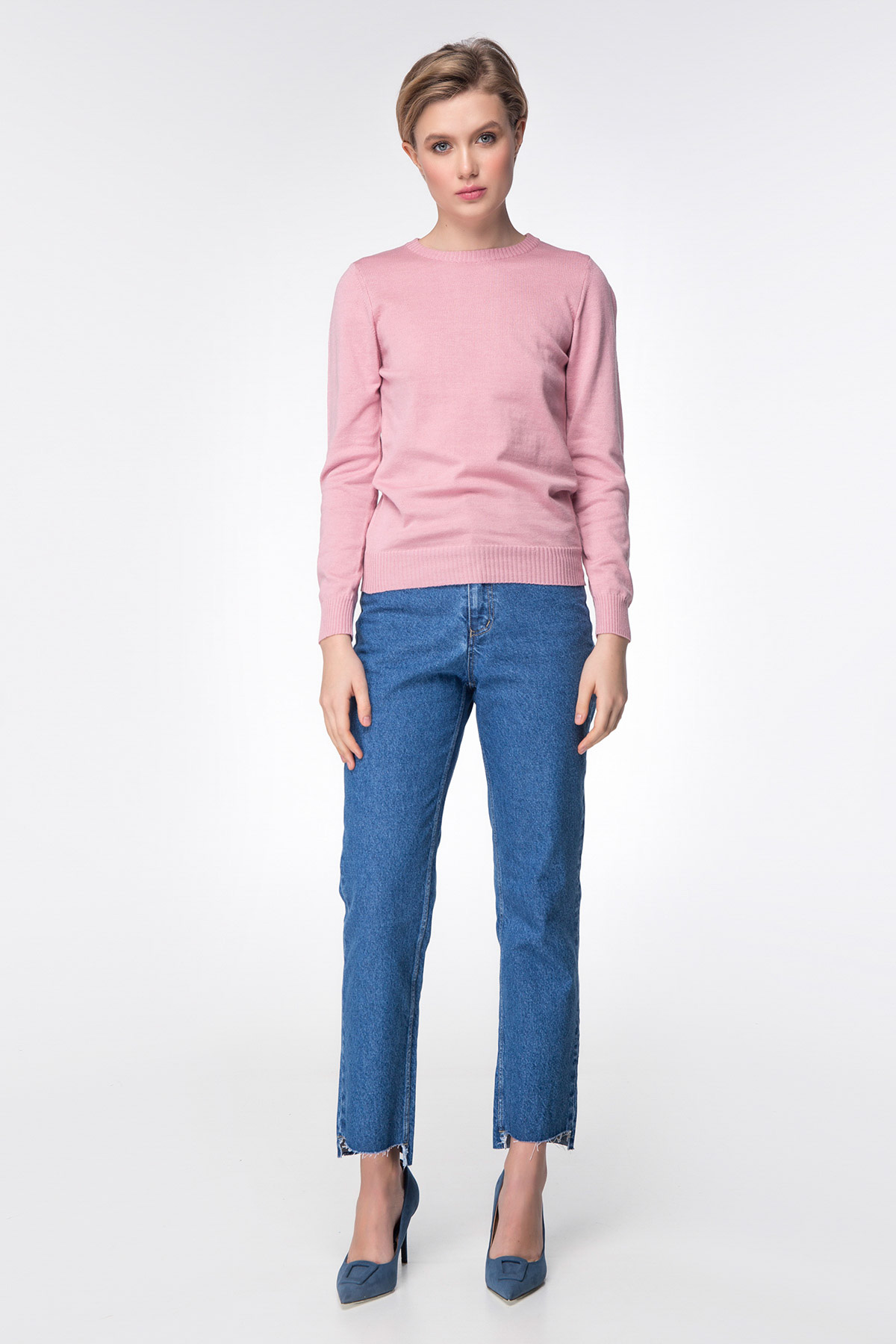 Pink knit jumper, photo 1