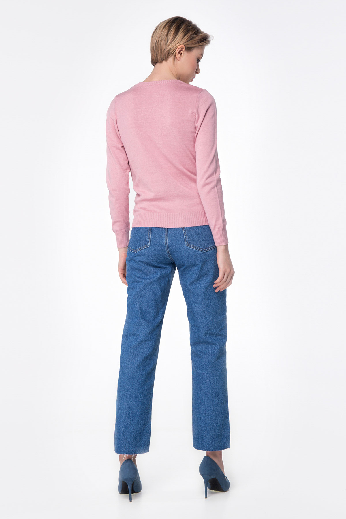Pink knit jumper, photo 4