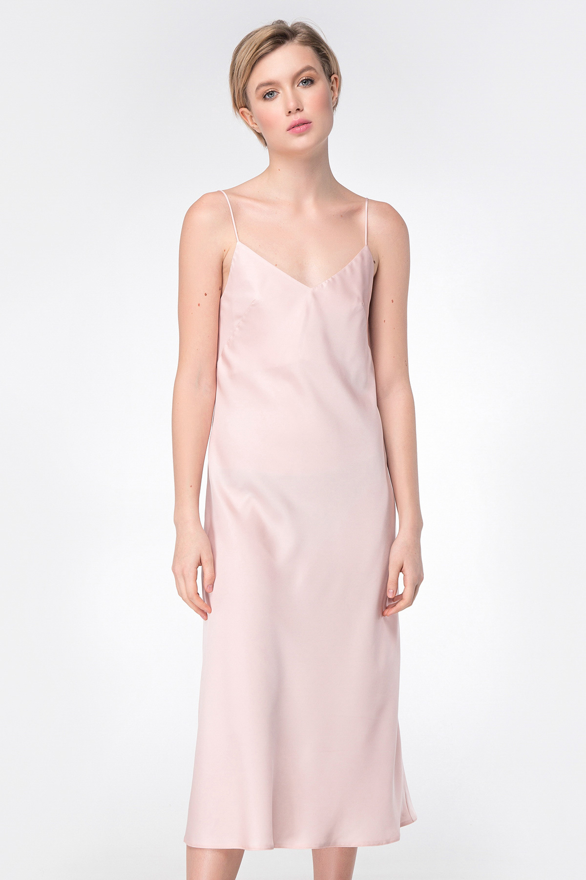 Сукня-комбінація ніжно-рожевого кольору, фото 3