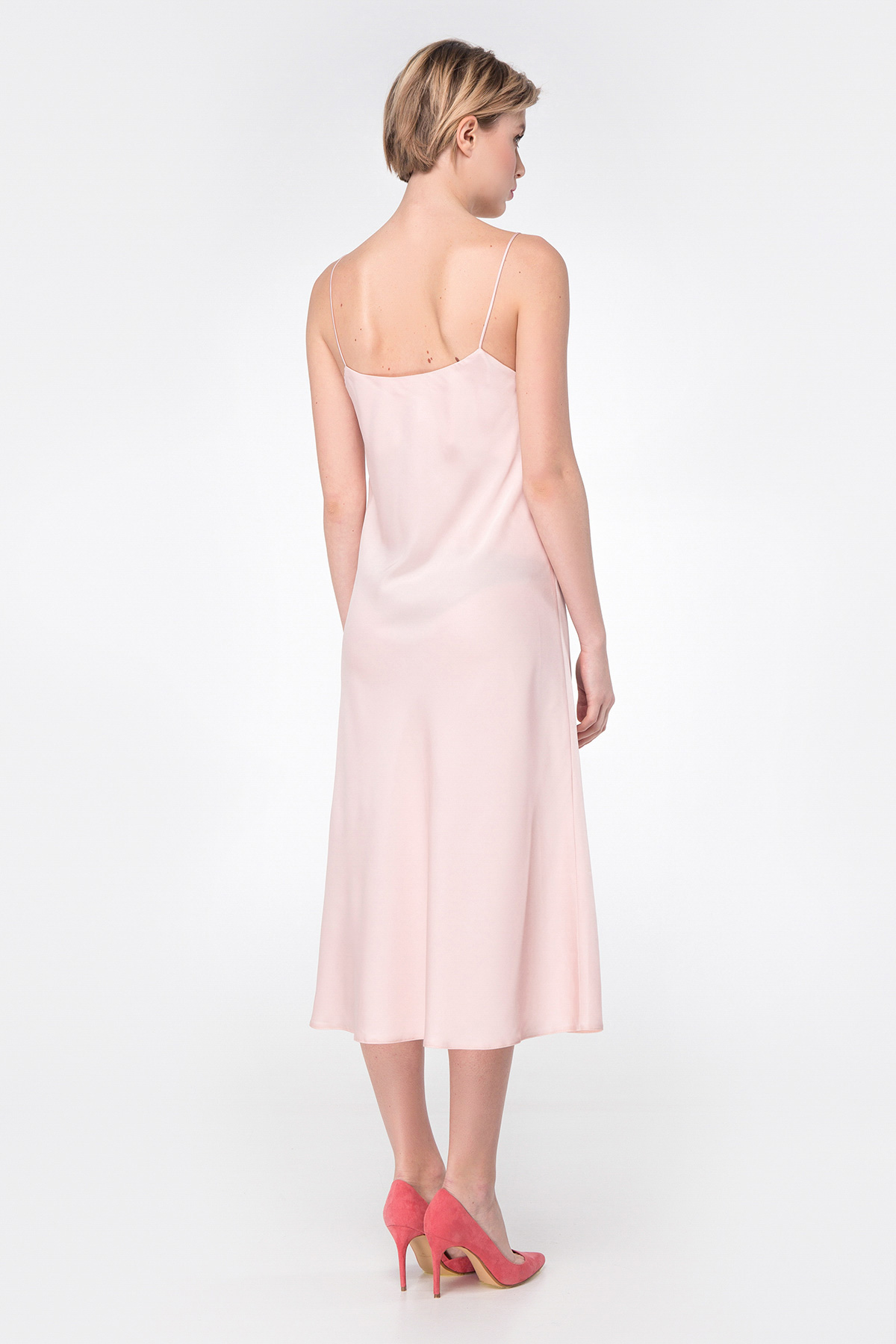 Сукня-комбінація ніжно-рожевого кольору, фото 5