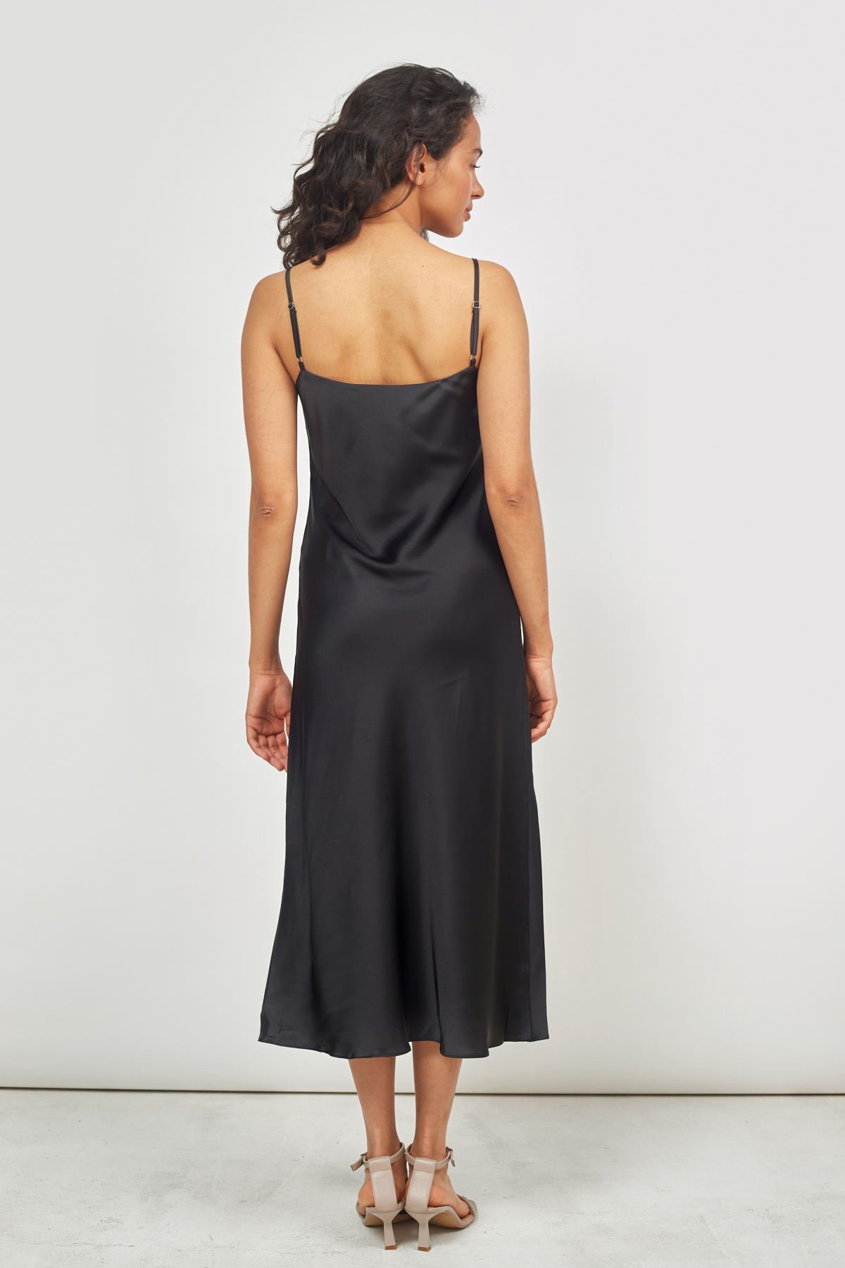 Сукня-комбінація чорного кольору, фото 3