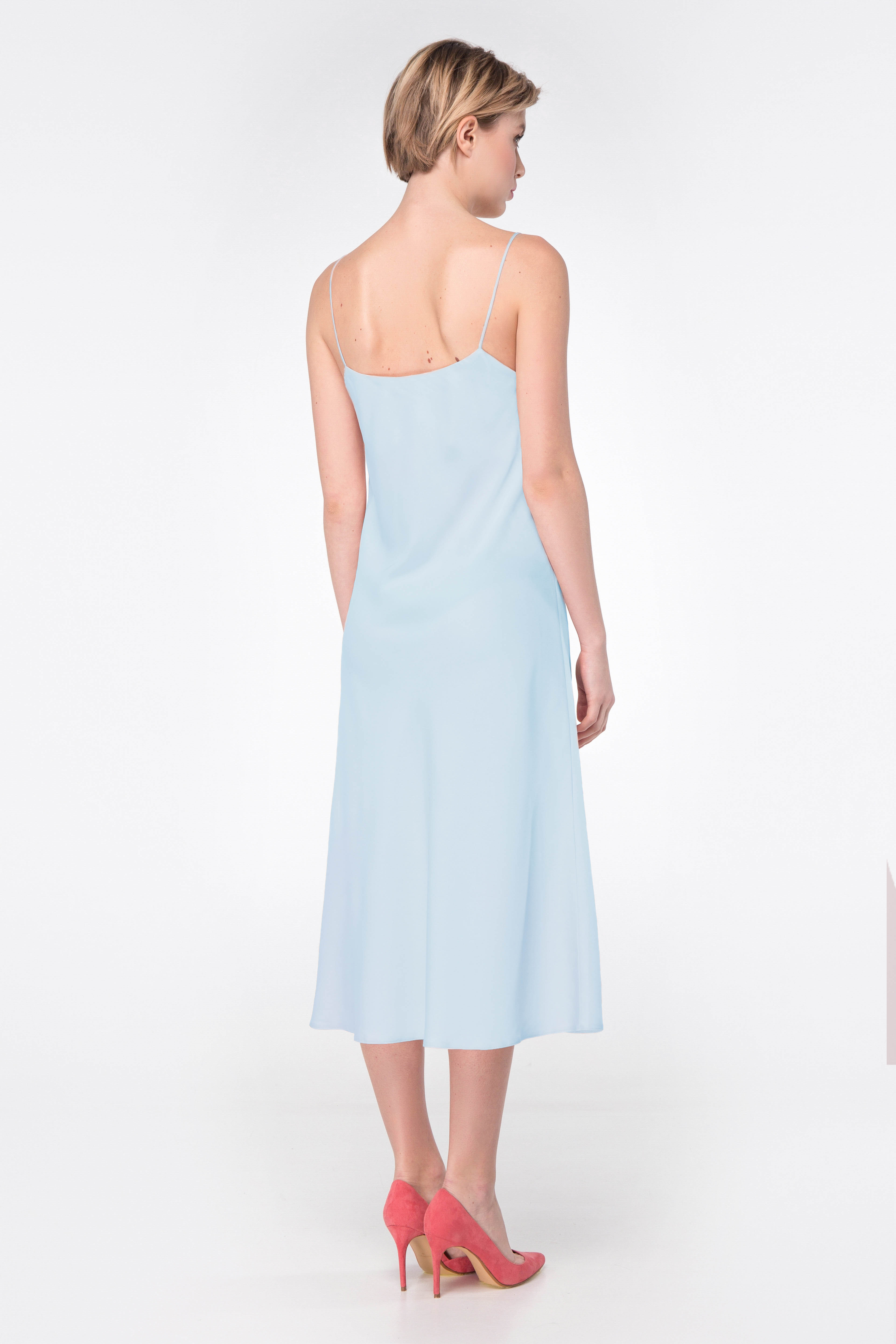 Сукня-комбінація блакитного кольору, фото 3