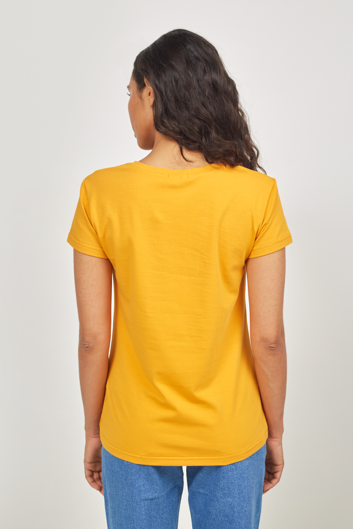 Mustard yellow T-shirt , photo 2
