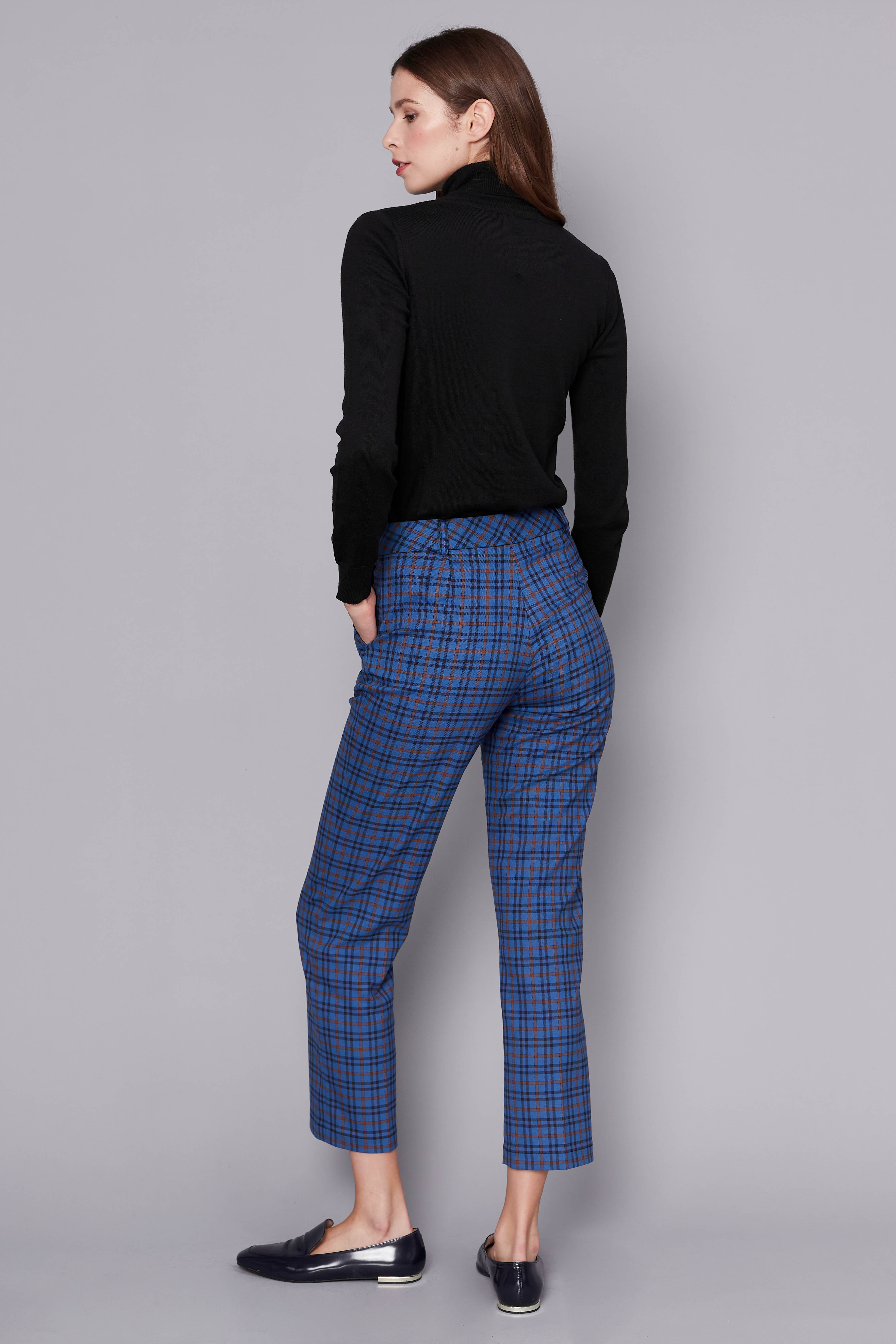 Blue checkered pants, photo 3