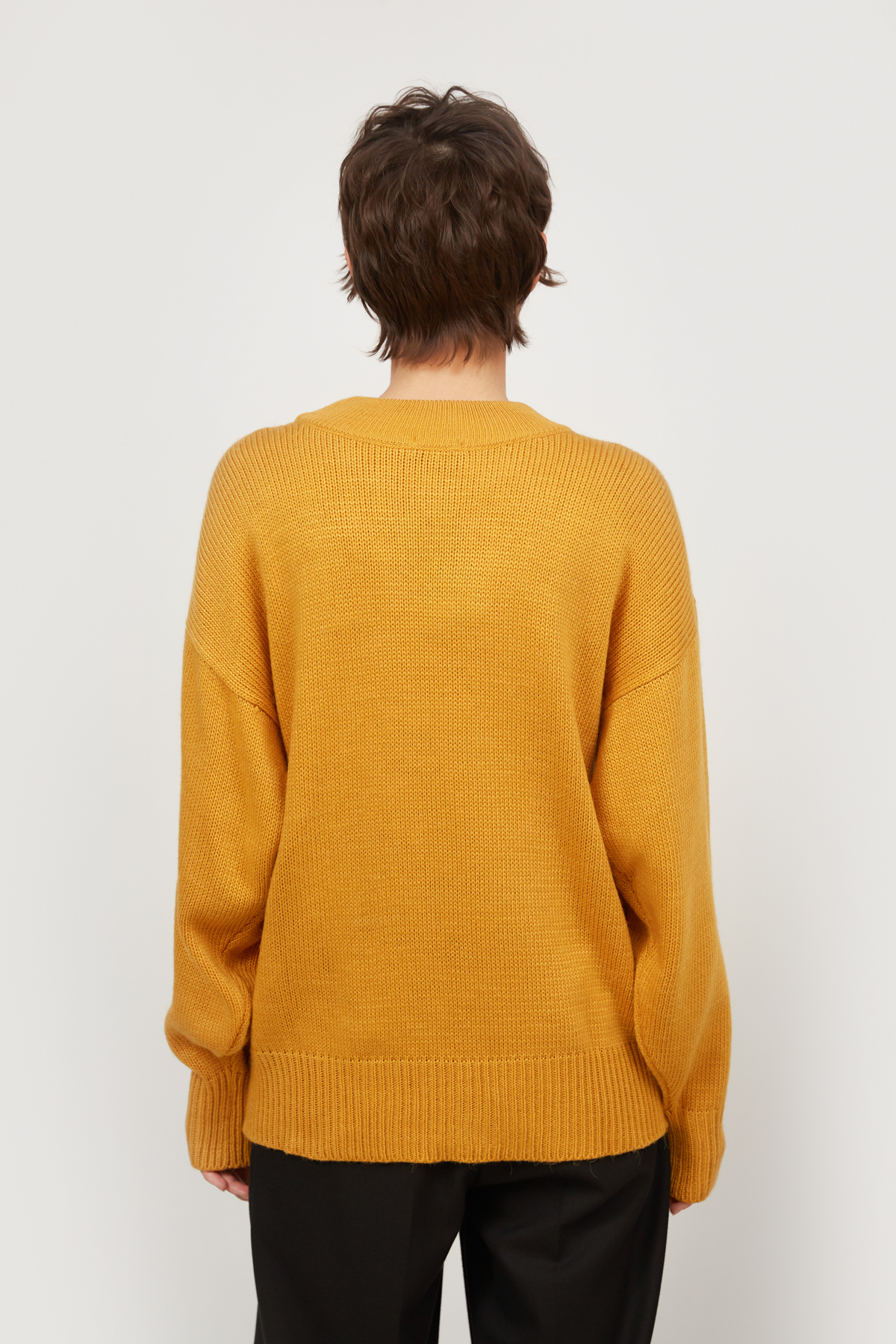Жовтий в'язаний светр, фото 5