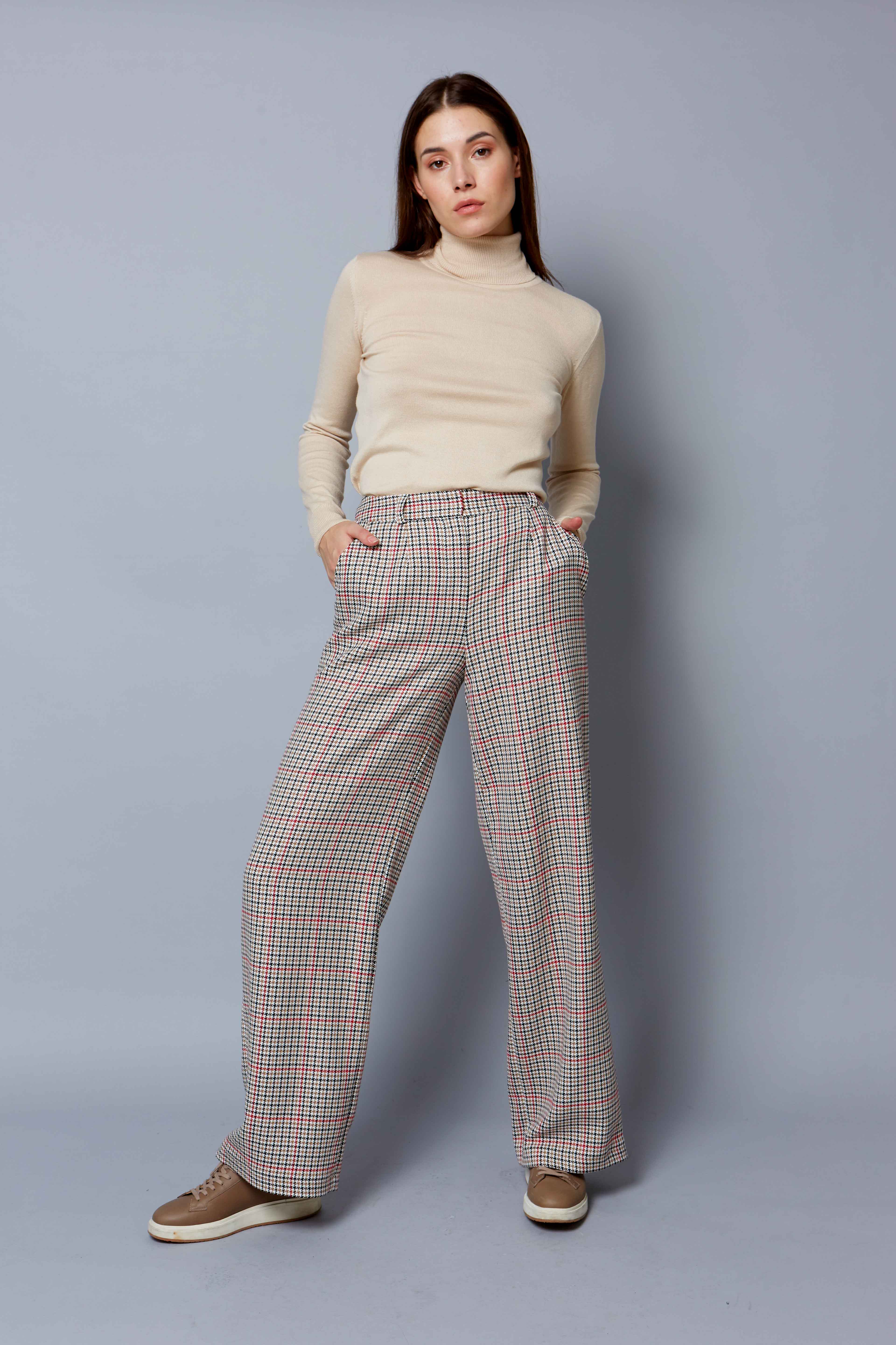 Wide checkered trousers, photo 2