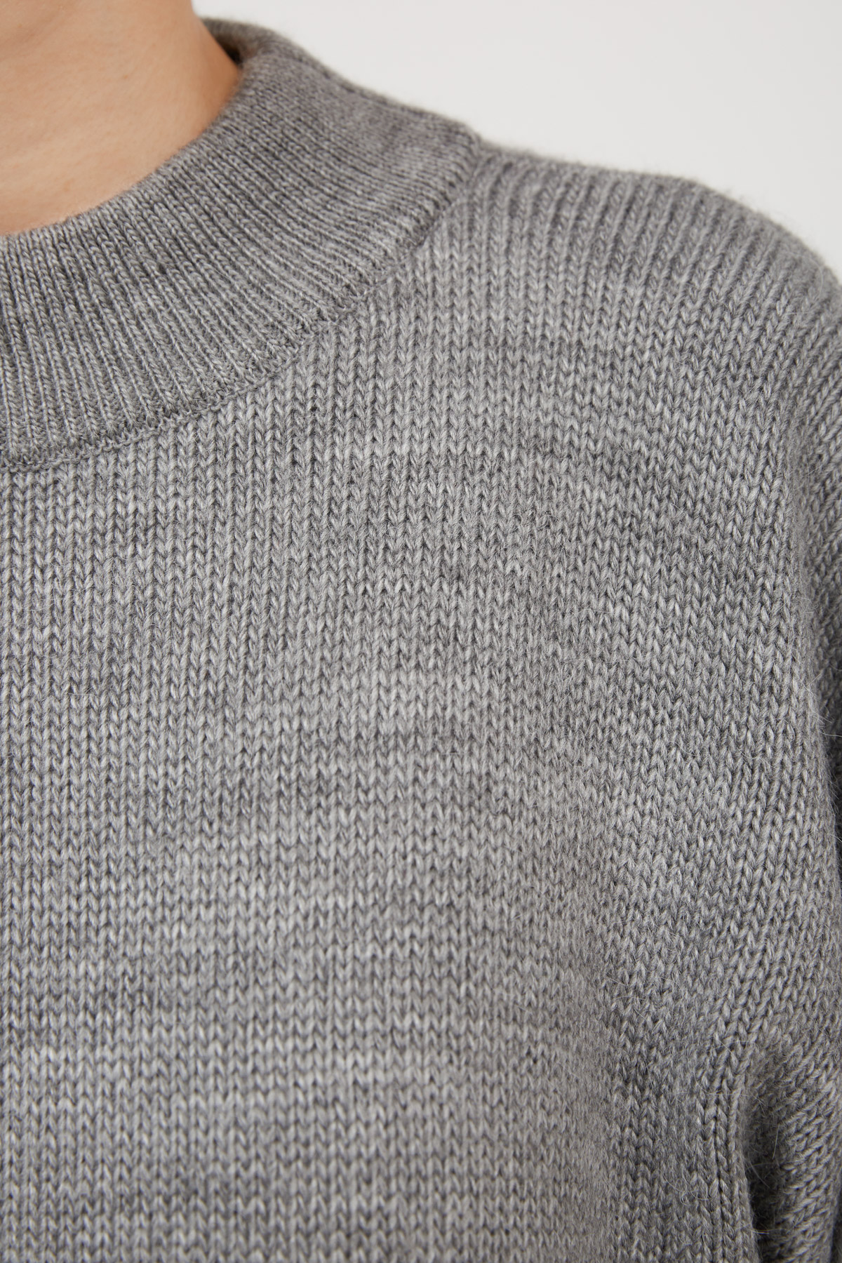 Сірий в'язаний светр, фото 4