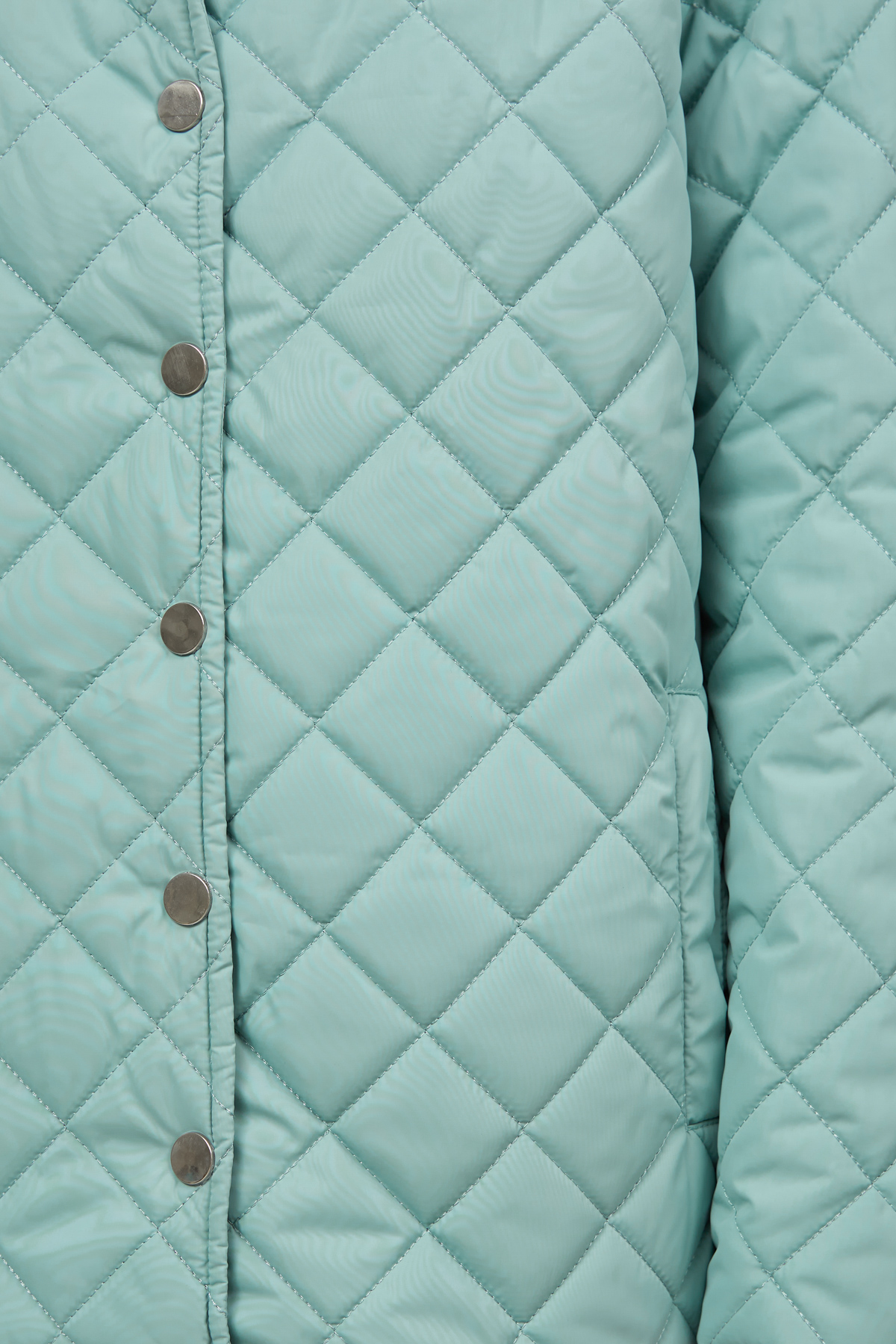 Mint puffer jacket with a hood , photo 4