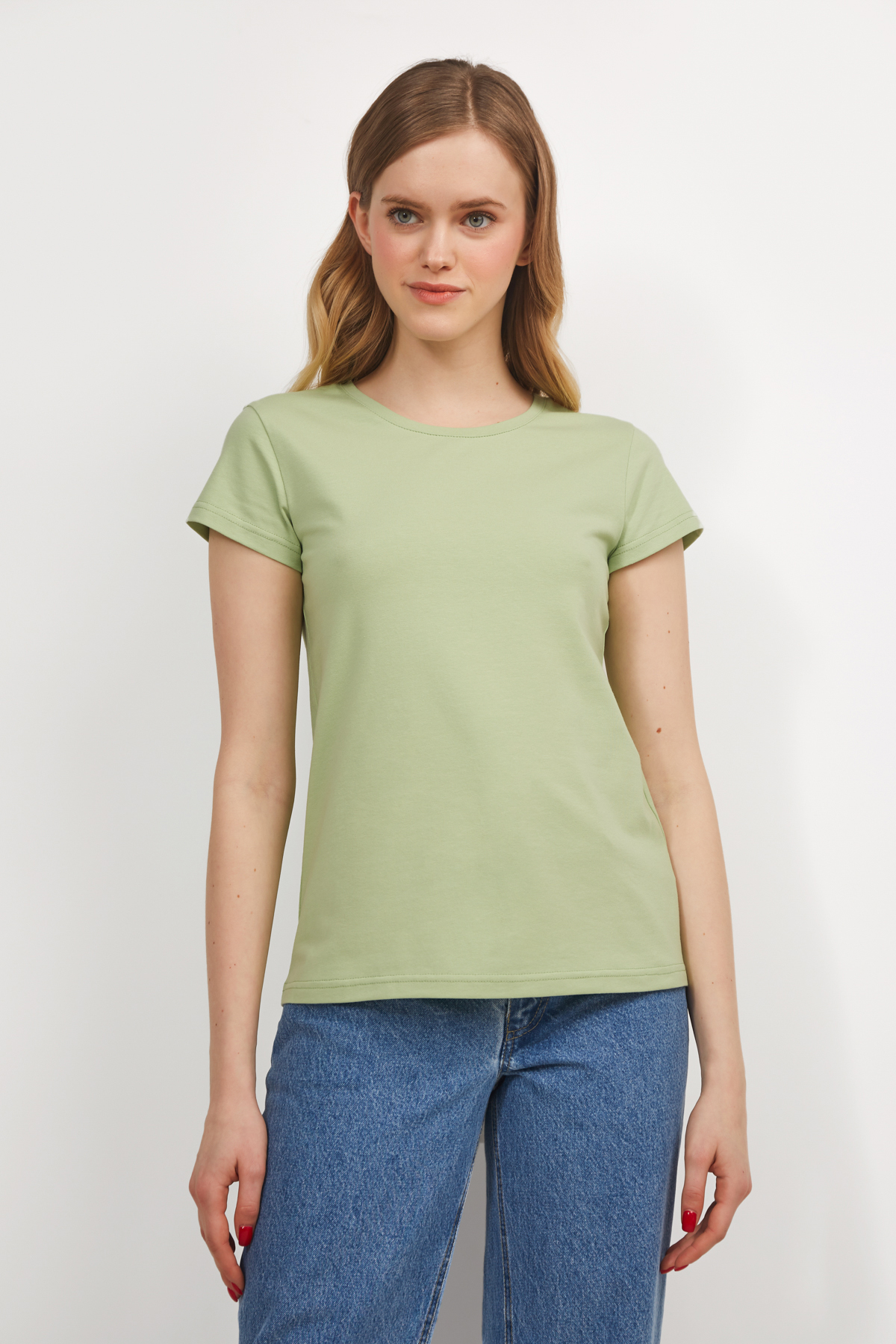 Pistachio slim fit T-shirt, photo 2