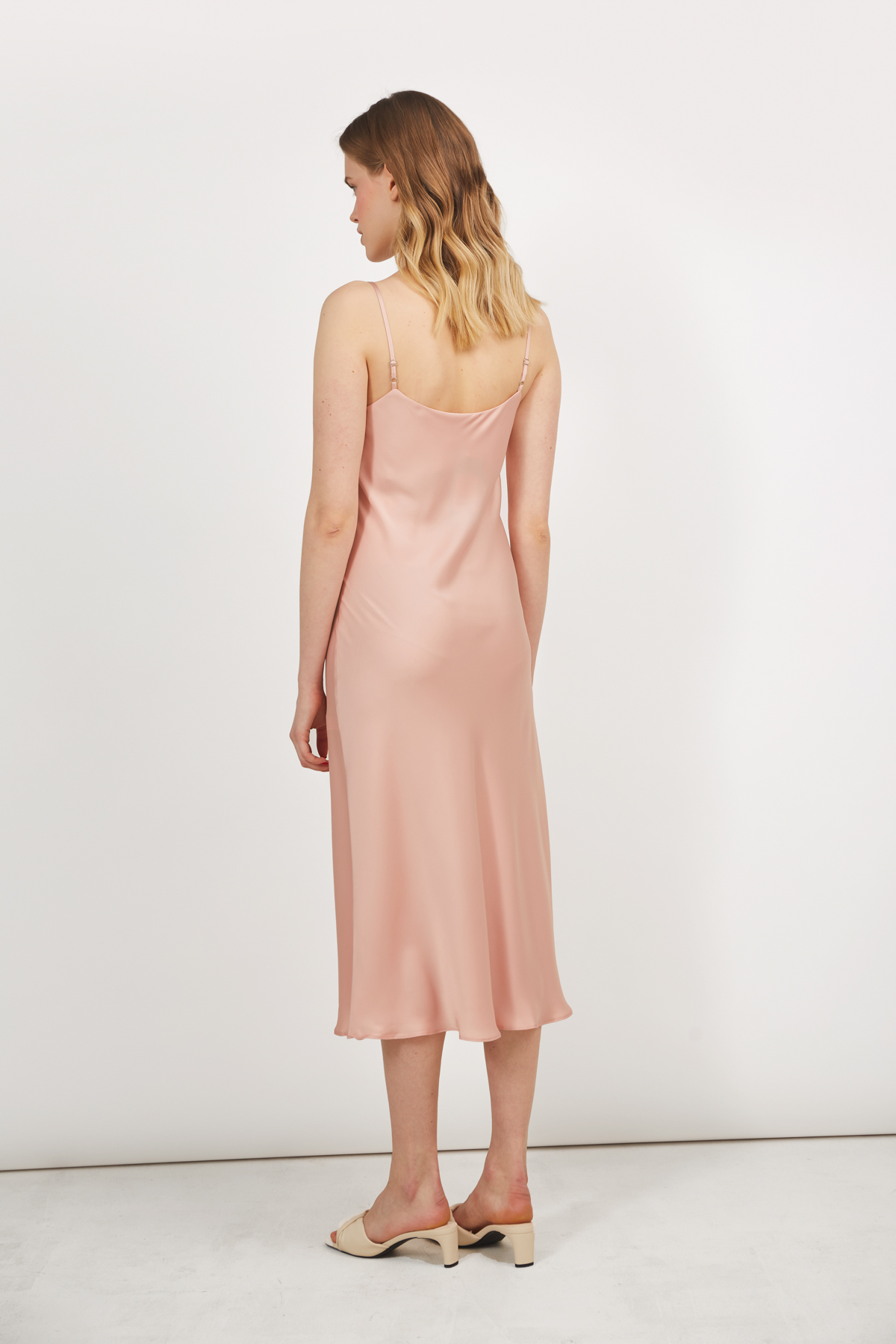 Сукня-комбінація персикового кольору, фото 4