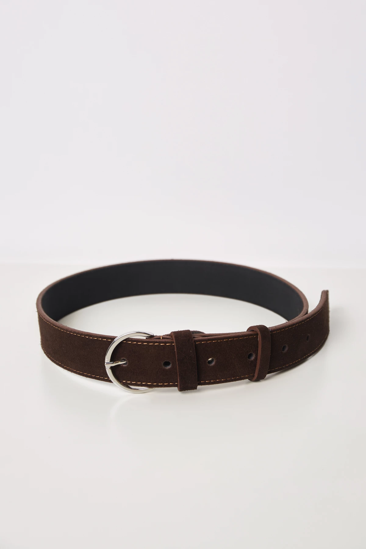 Brown suede belt, photo 2