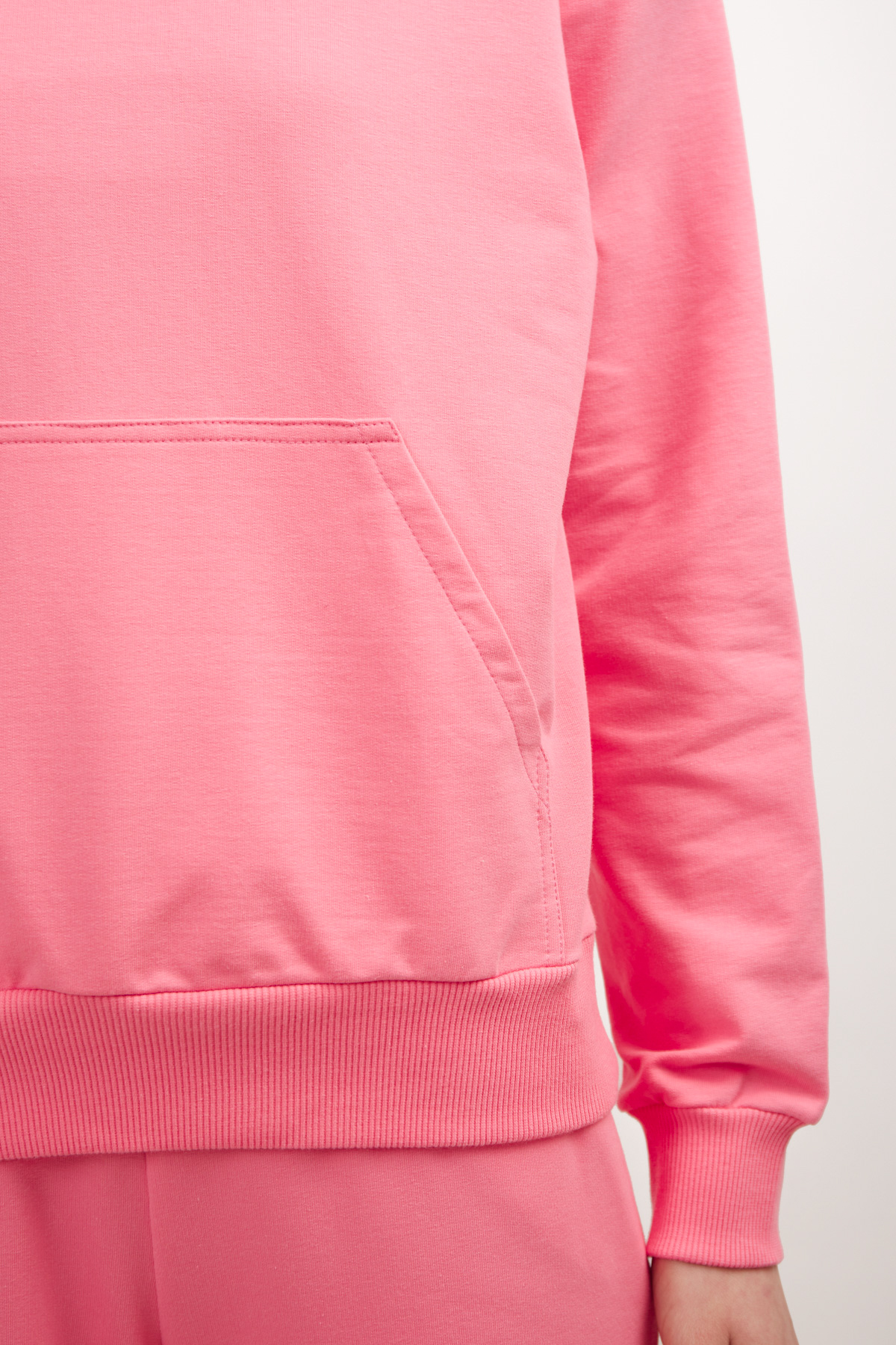 Pink shortened hoodie, photo 3