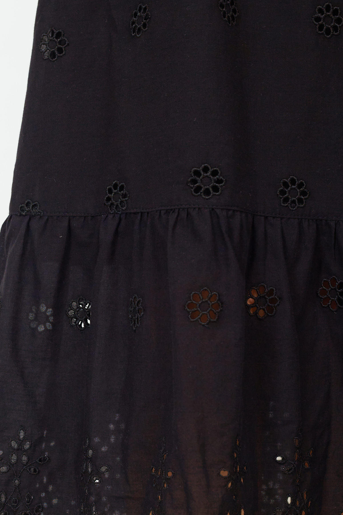Black cotton midi sundress, photo 5