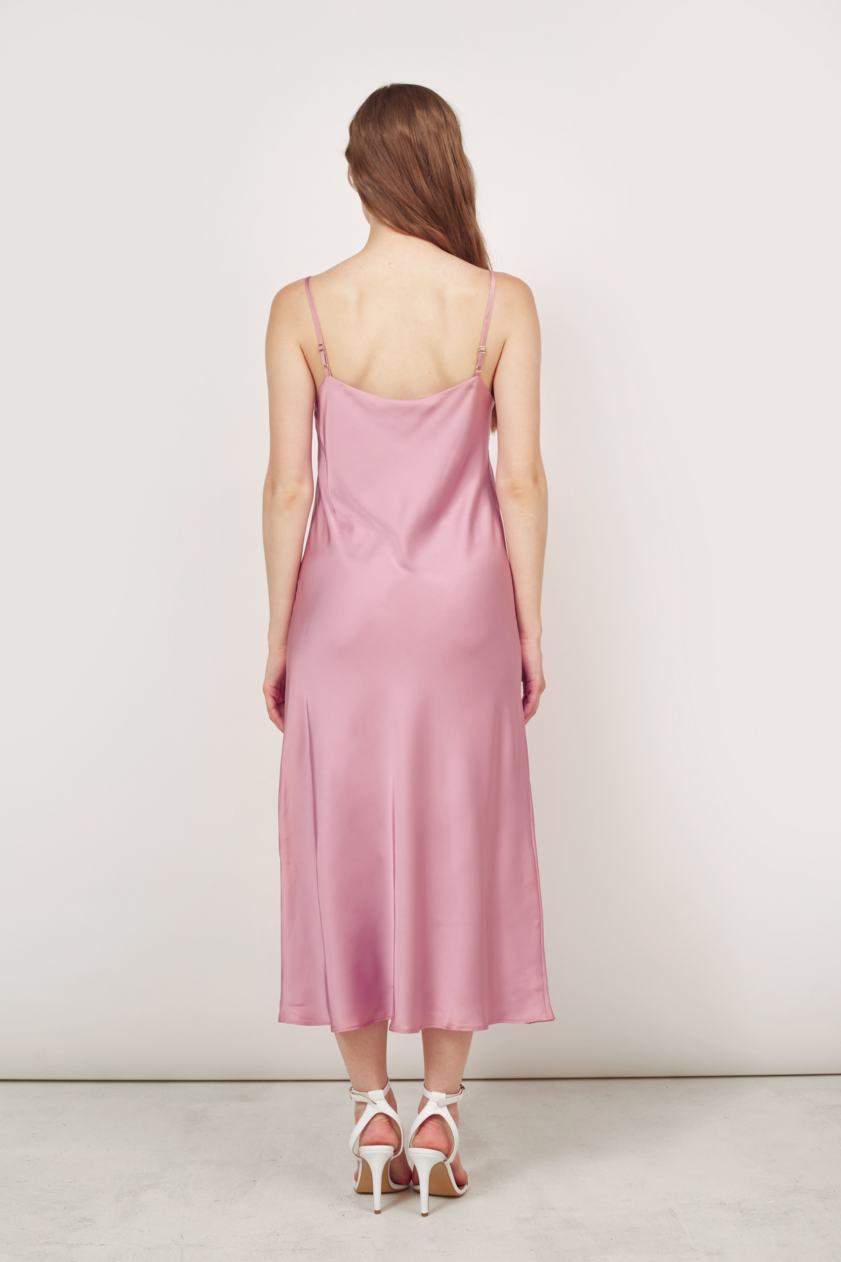 Pink midi slip dress, photo 3