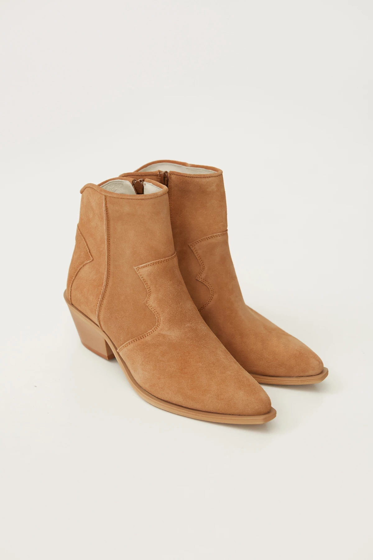 Suede camel сowboy boots, photo 2
