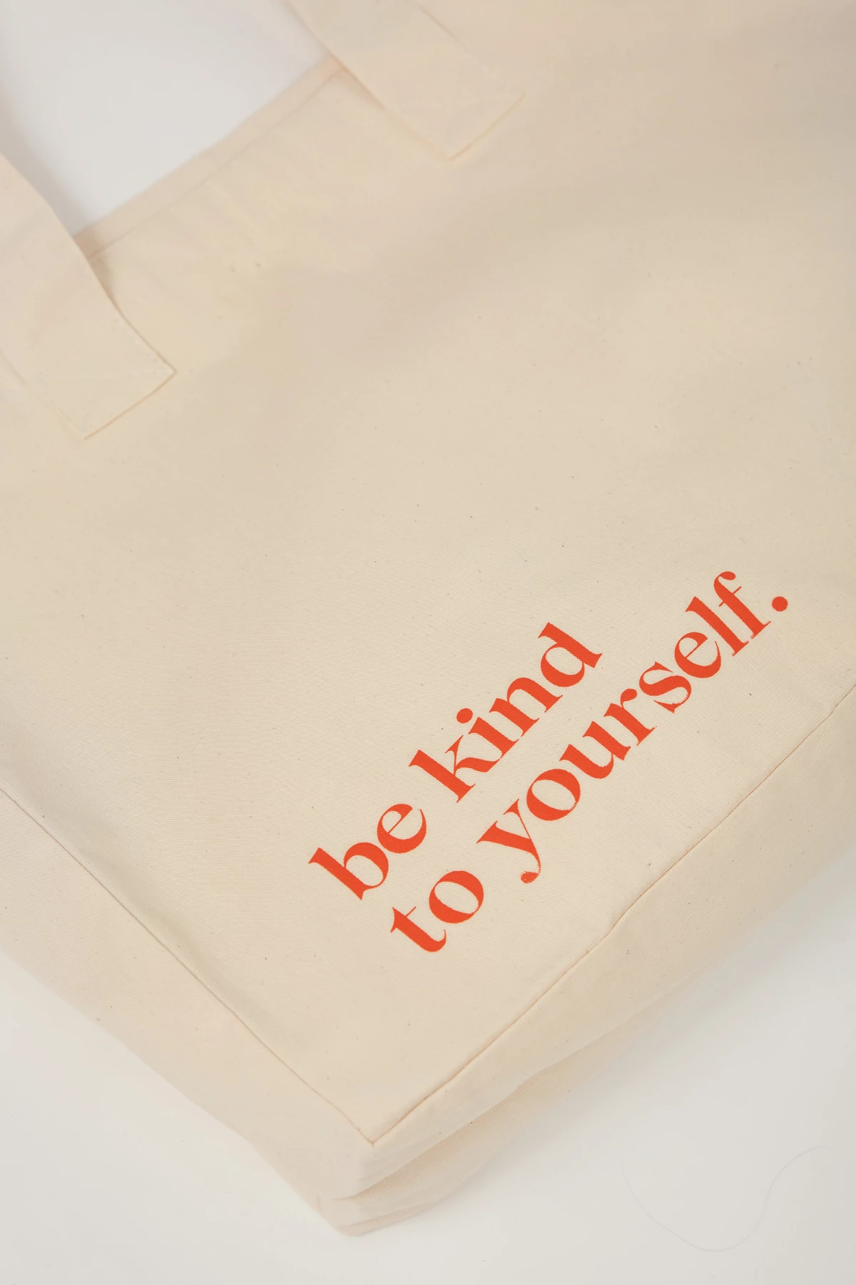 Tote bag with "be kind to yourself" print, photo 5