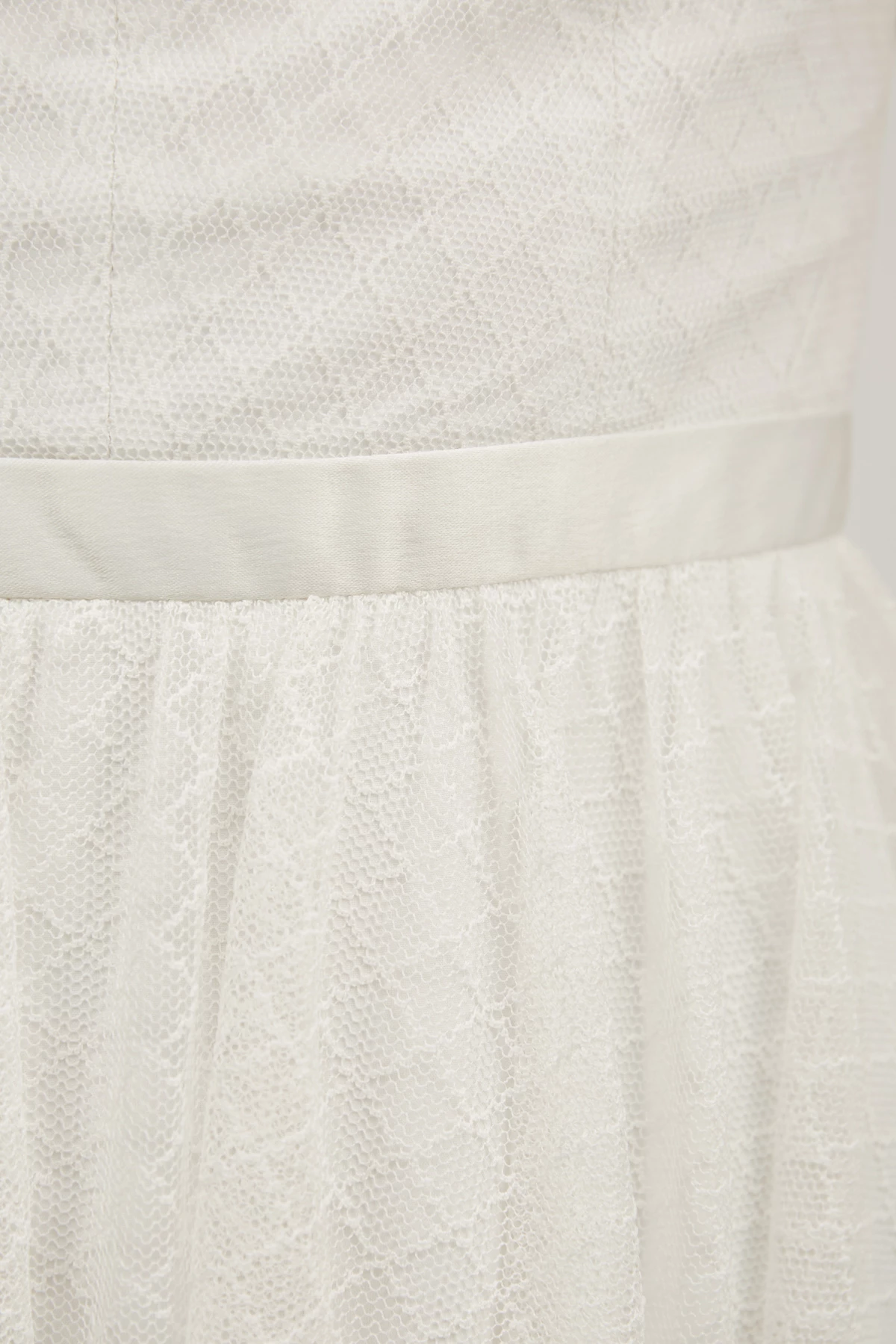 Сукня міді з молочної сітки в принт ромби, фото 4