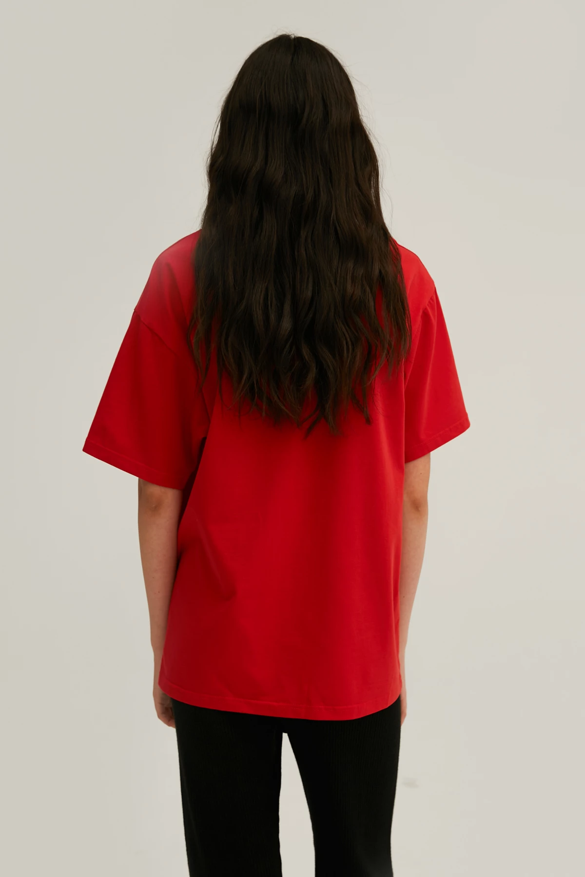 Red jersey unisex T-shirt "Emotional support", photo 5