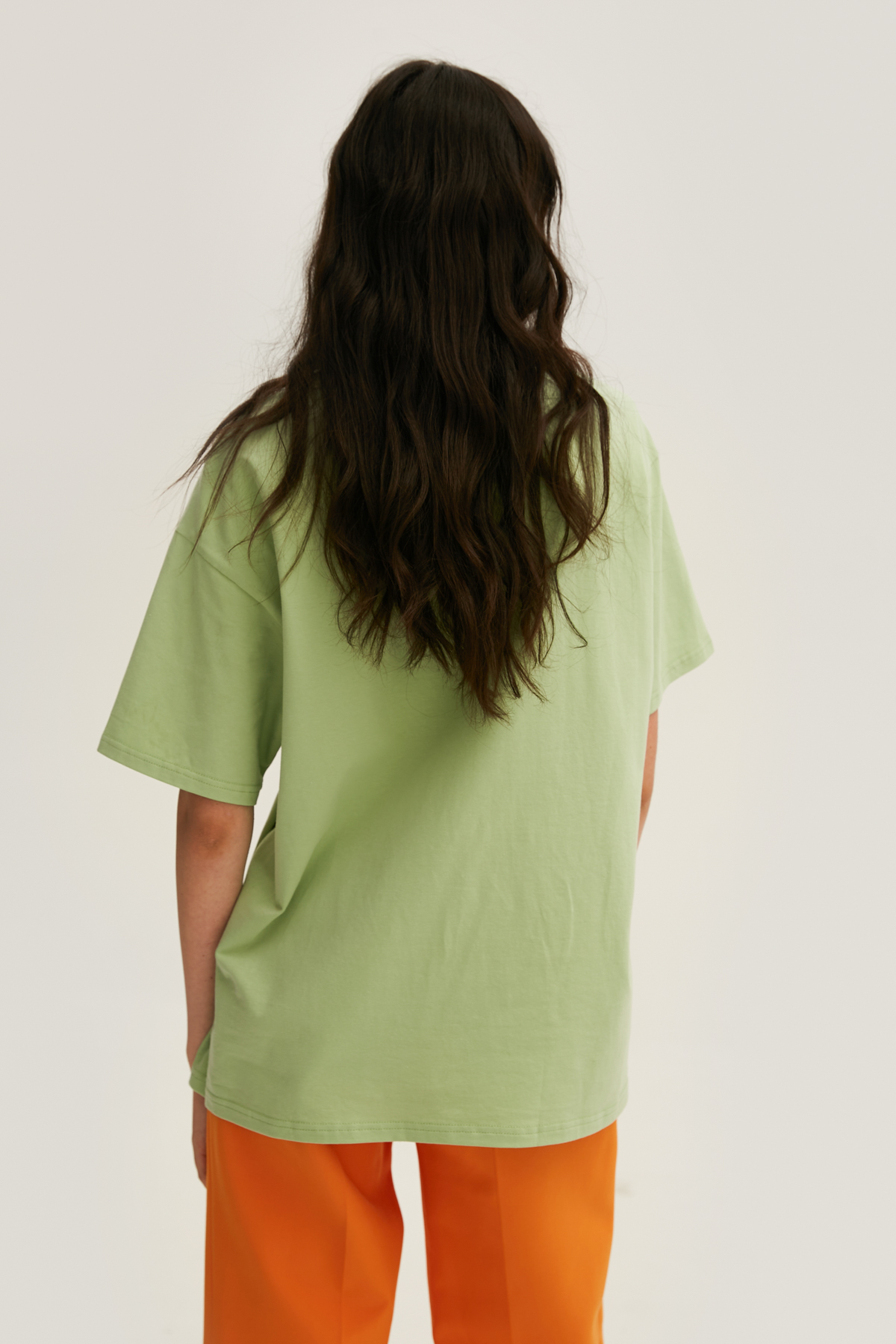 Pistachio unisex T-shirt with "Trymaisia" print MUST HAVE x ROXOLANA, photo 6