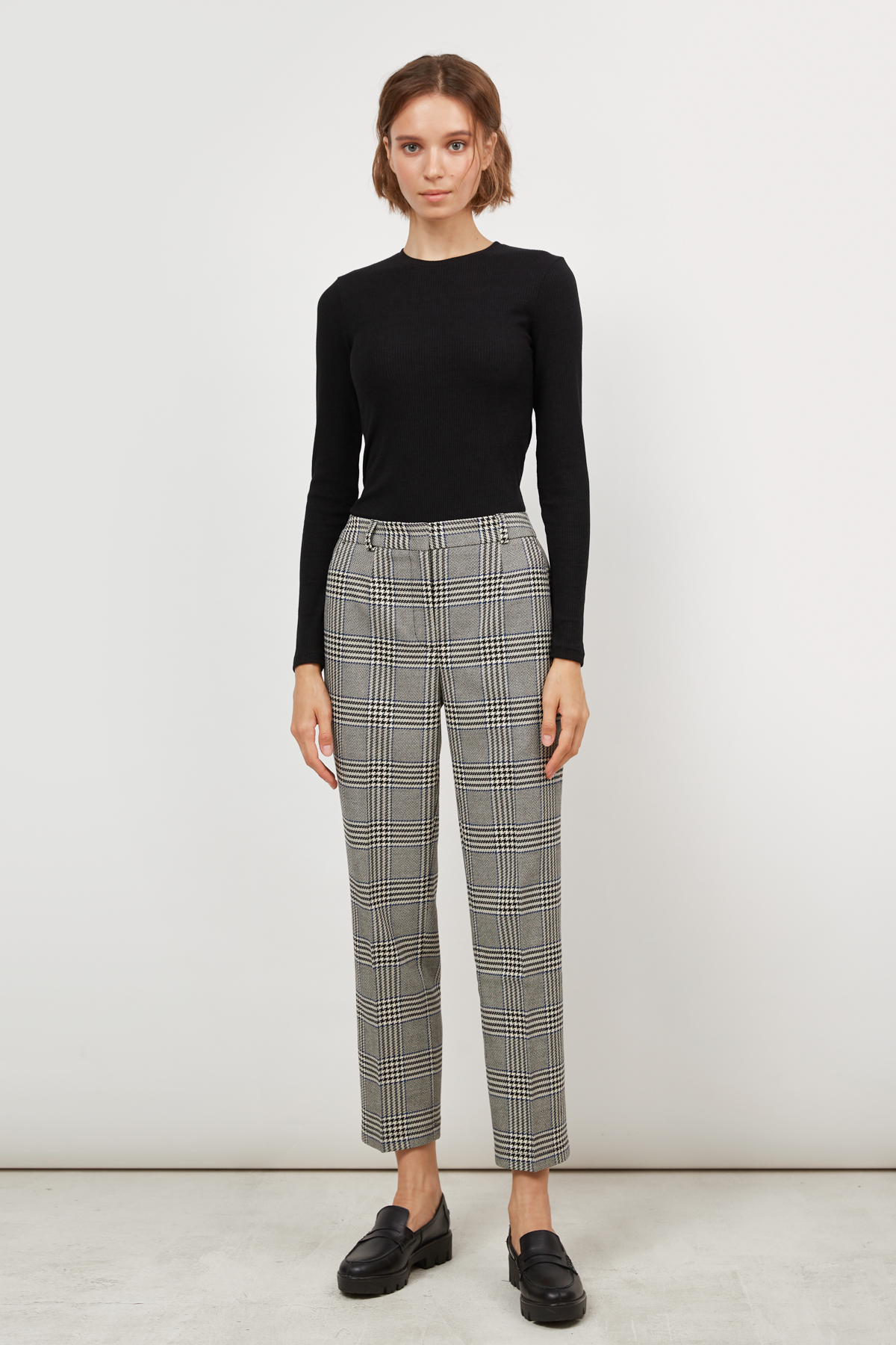 Cropped check trousers, photo 3