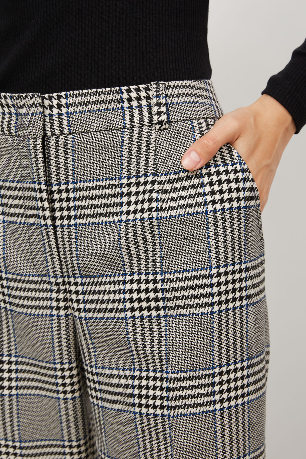 Cropped check trousers, photo 4