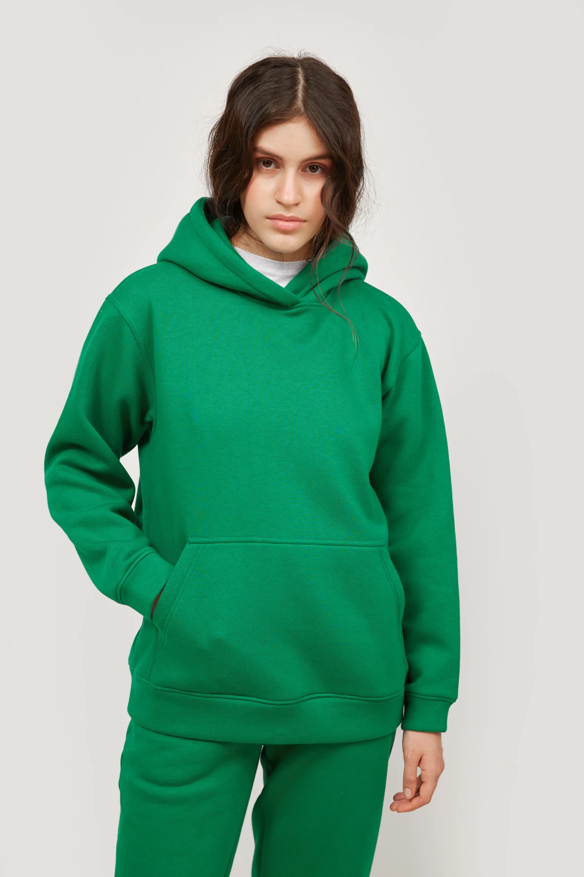 Oversized green hoodie, photo 3