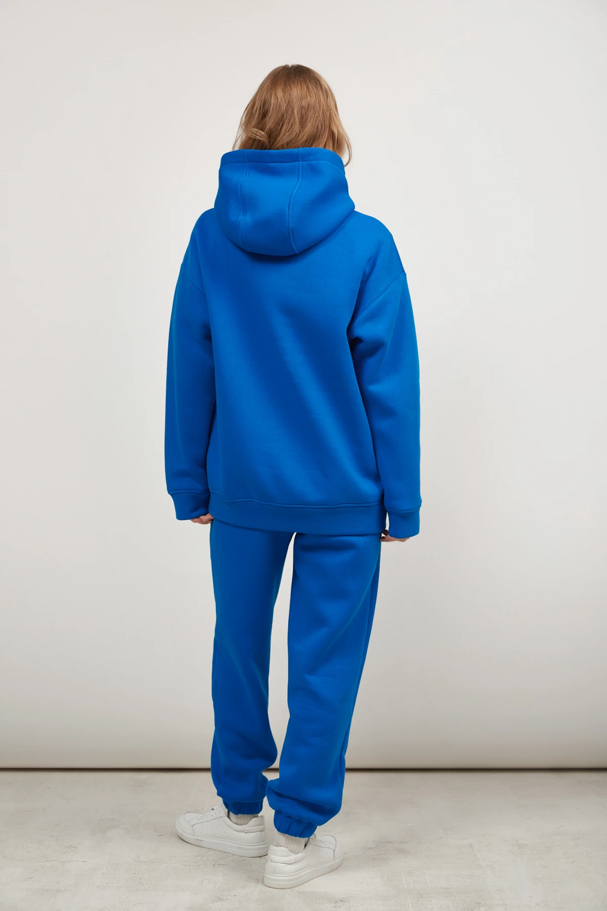 Deep blue oversized hoodie, photo 4