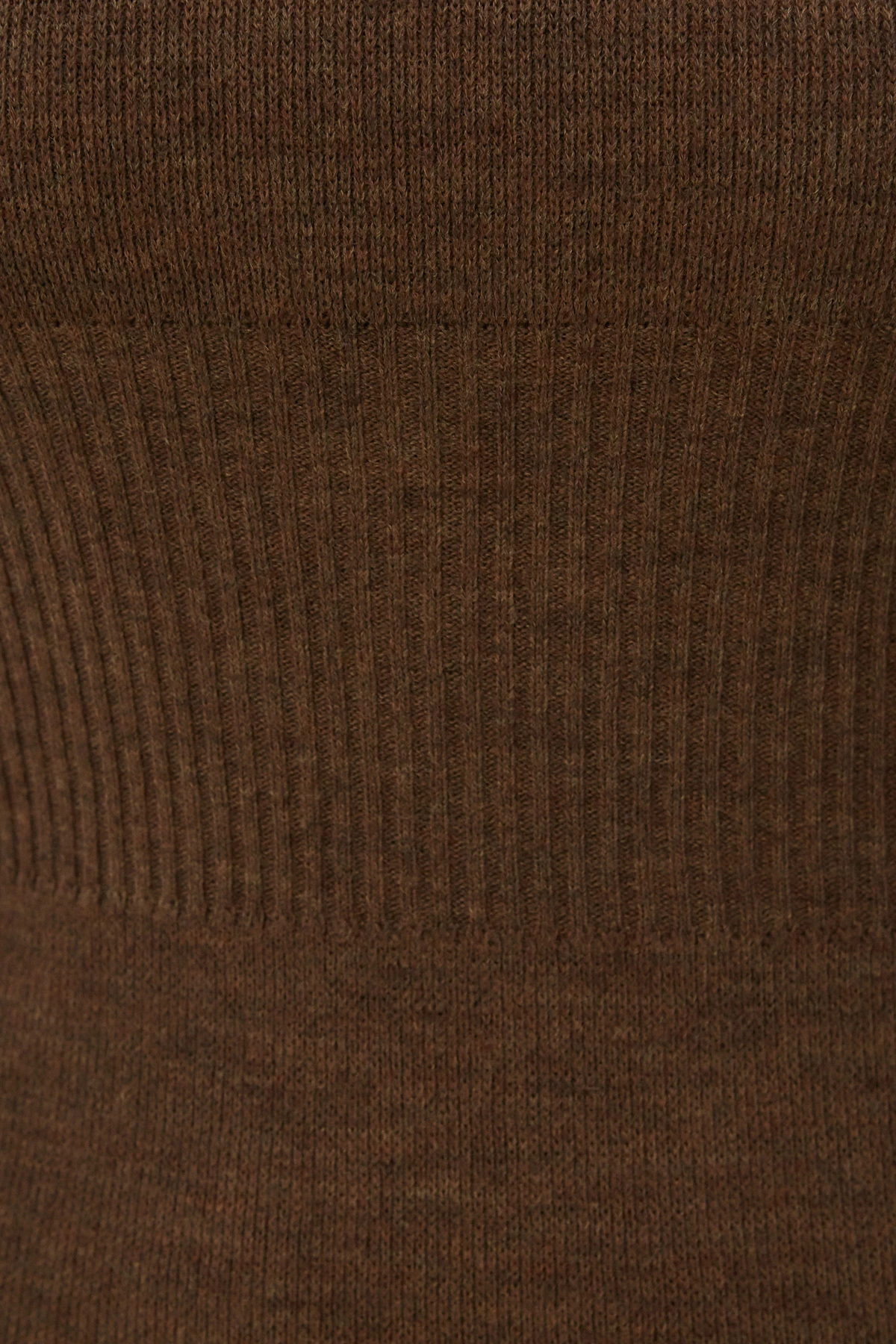 Brown knitted wool midi dress , photo 4