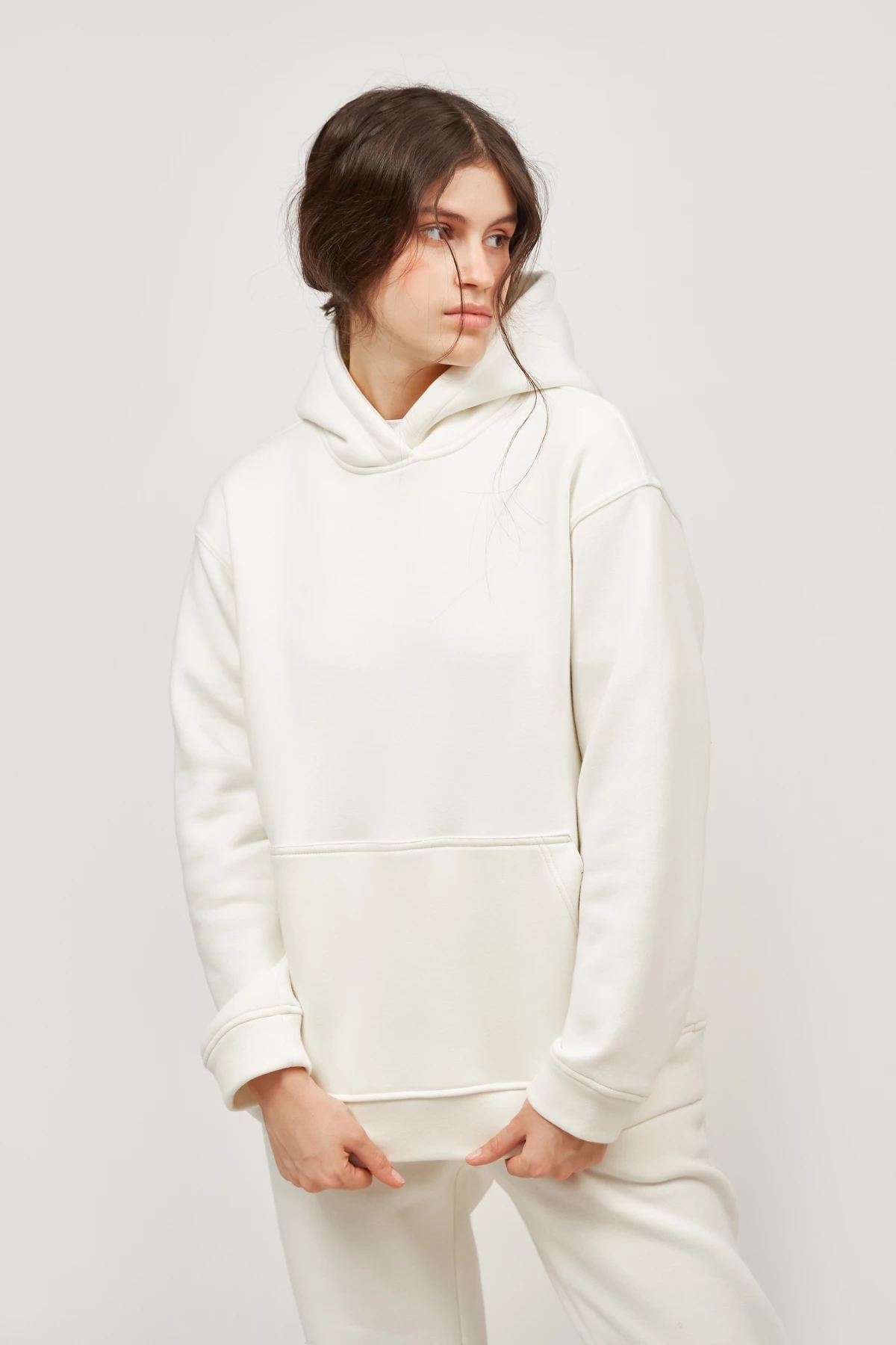 Oversized vanilla hoodie, photo 1