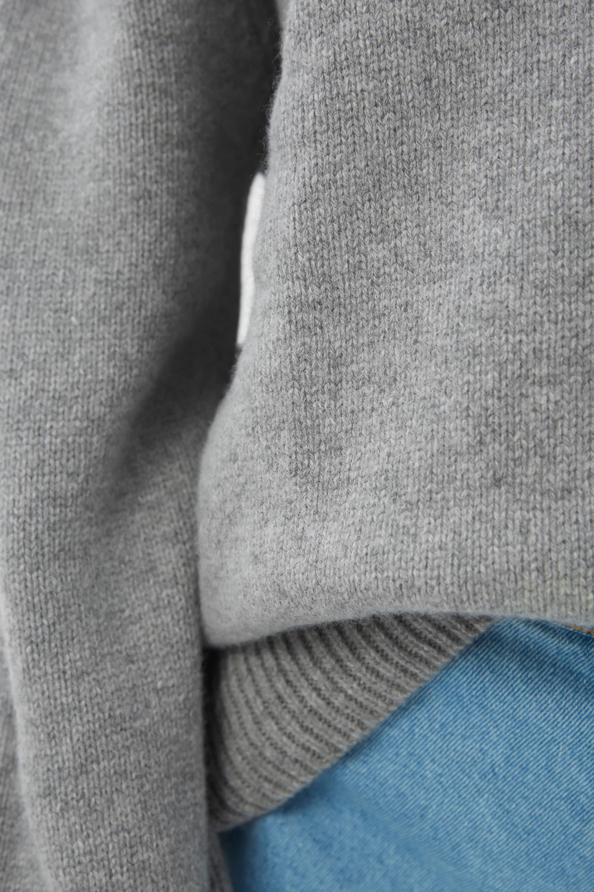Кашеміровий сірий светр, фото 5