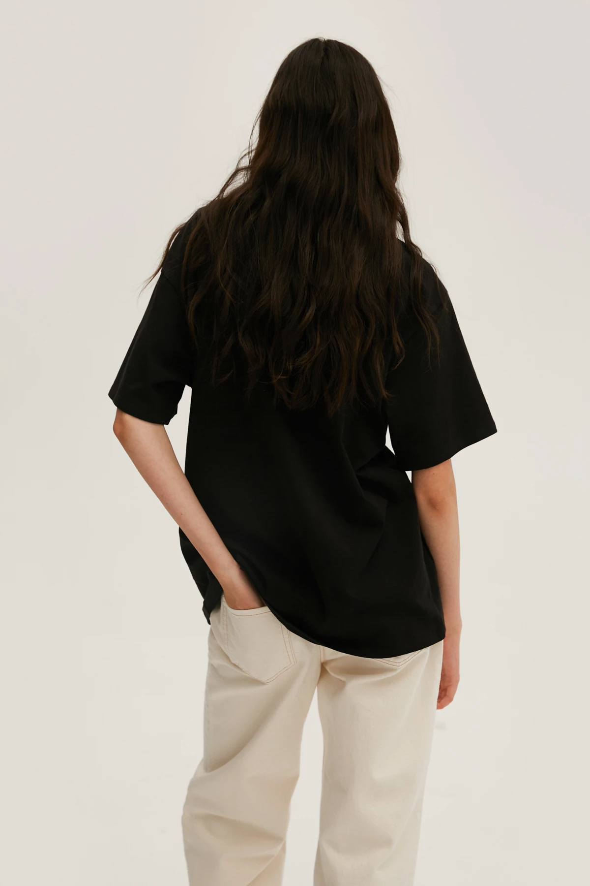 Чорна унісекс-футболка "Тримайся, бро" з трикотажу MUST HAVE x ROXOLANA, фото 5
