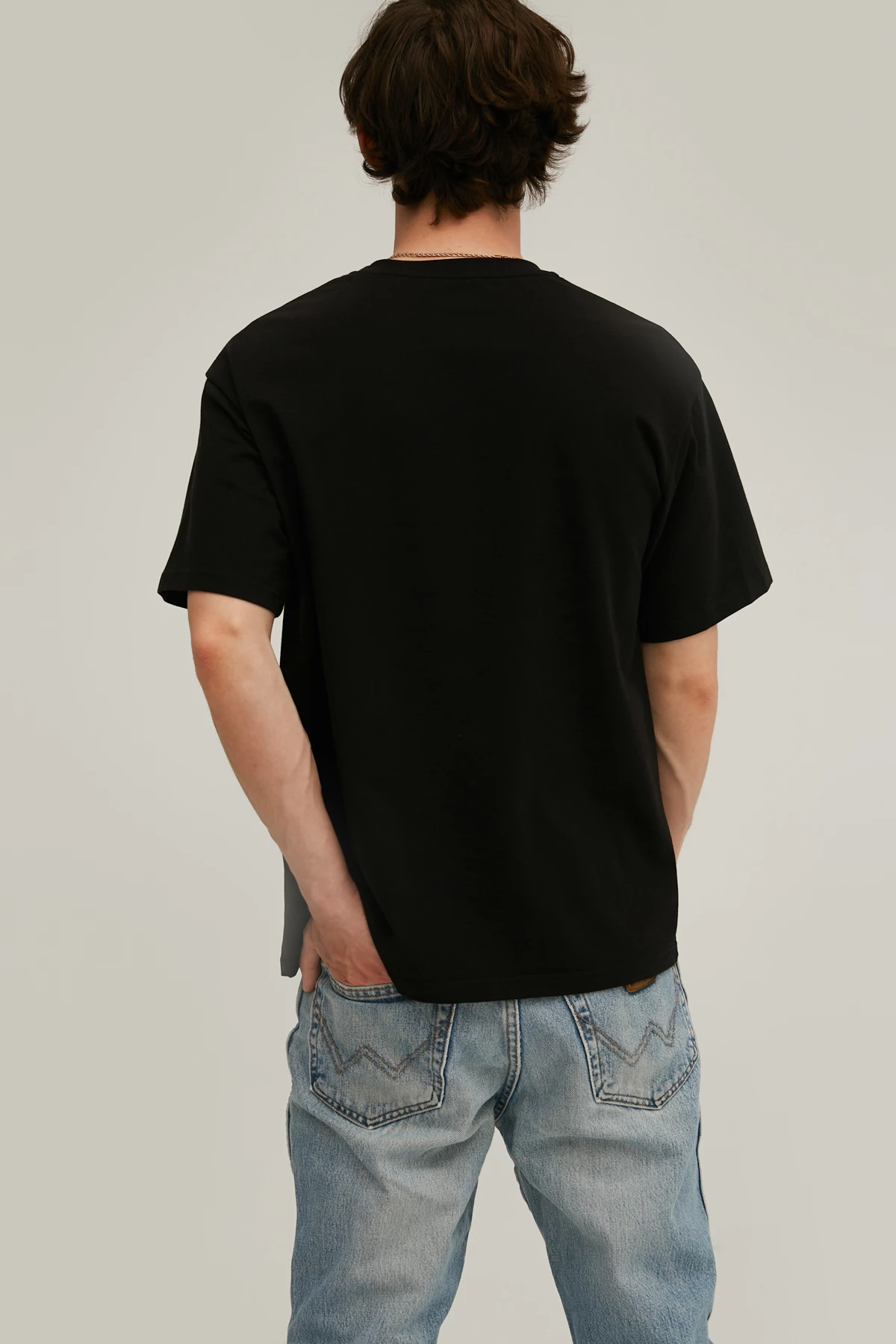Чорна унісекс-футболка "Тримайся, бро" з трикотажу MUST HAVE x ROXOLANA, фото 8