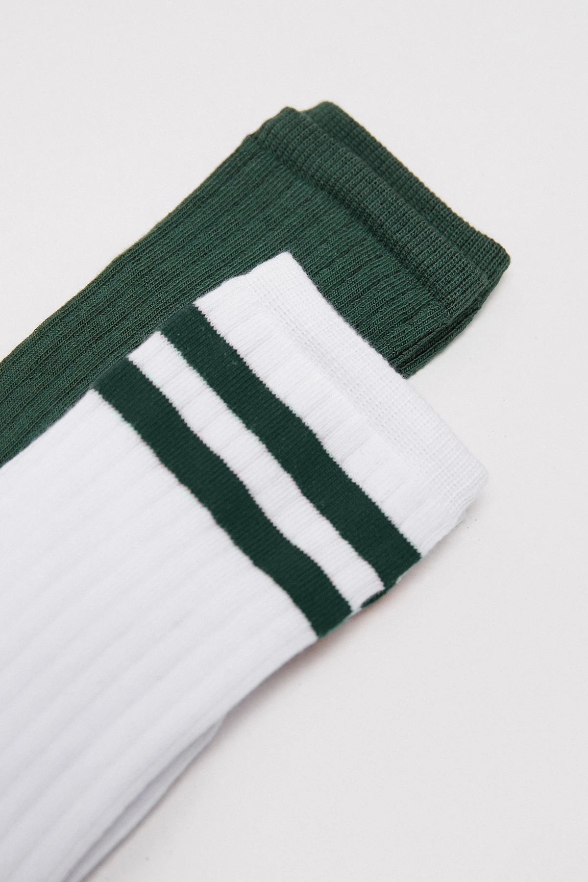 Набір високих шкарпеток "Зелений" (2 пари), фото 1