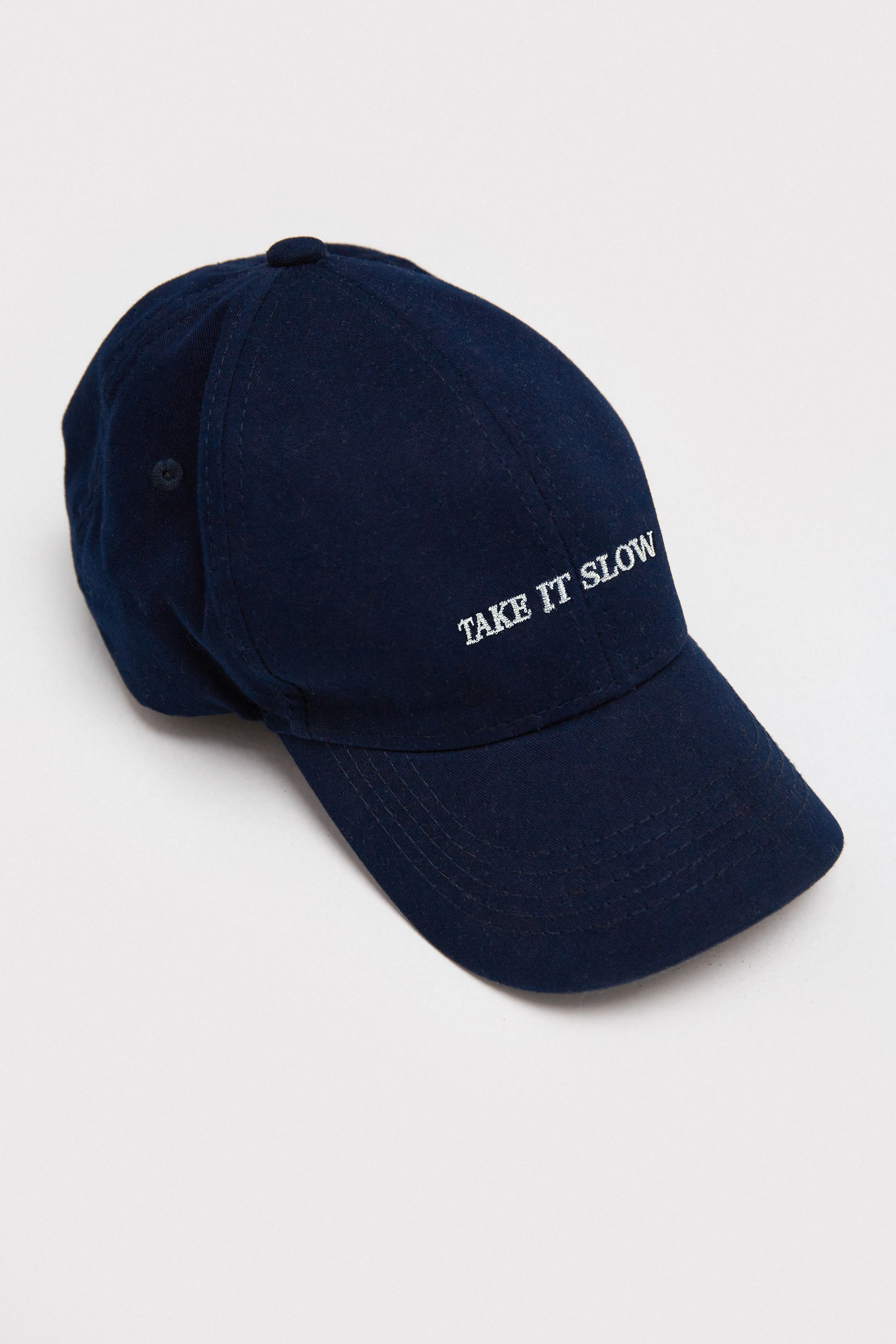 Navy blue baseball cap "Take it slow", photo 1